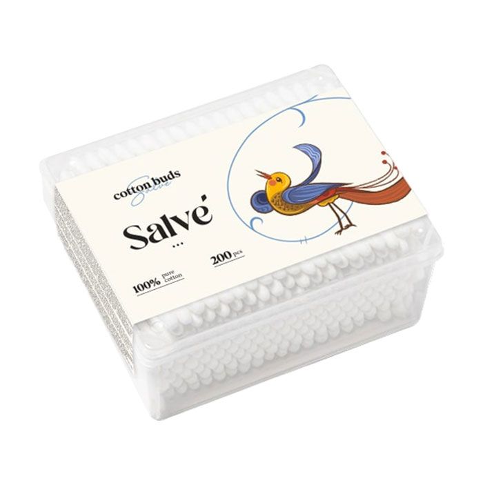 Ватные палочки Salve, 200 шт (прямоугольная упаковка) - купить на EVA ...