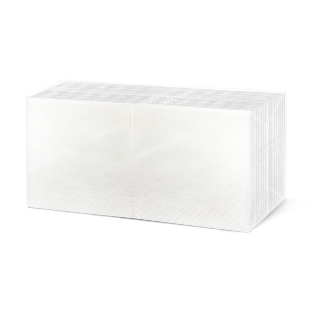 Салфетки бумажные Papero белые, 2-слойные, 24*24 см, 200 листов ...