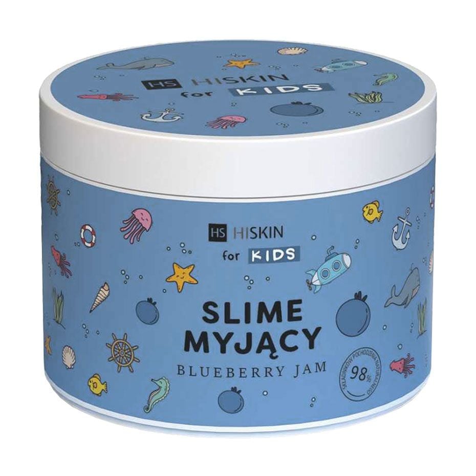 Детское желе для ванн HiSkin Kids Slime Body Wash Blueberry Jam, 150 мл ...
