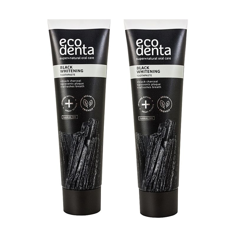 Набор зубных паст Ecodenta Black Whitening Toothpaste Черная ...