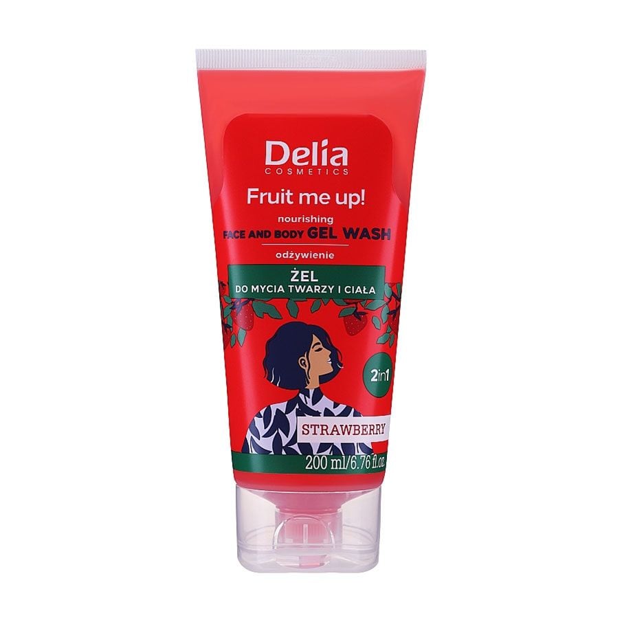 Гель для мытья лица и тела Delia Cosmetics 2 в 1 Fruit Me Up! Face ...