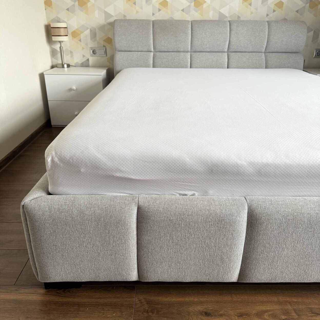 Простынь на резинке 160х200 см белая Микрофибра Ananasko PM95 (888375 ...