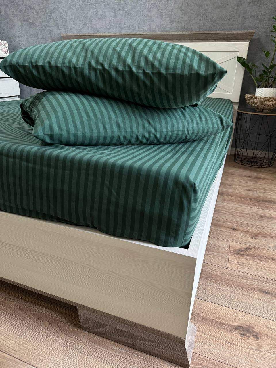 Простынь с наволочками 70х70 натяжная на кровать и диван натуральная ...