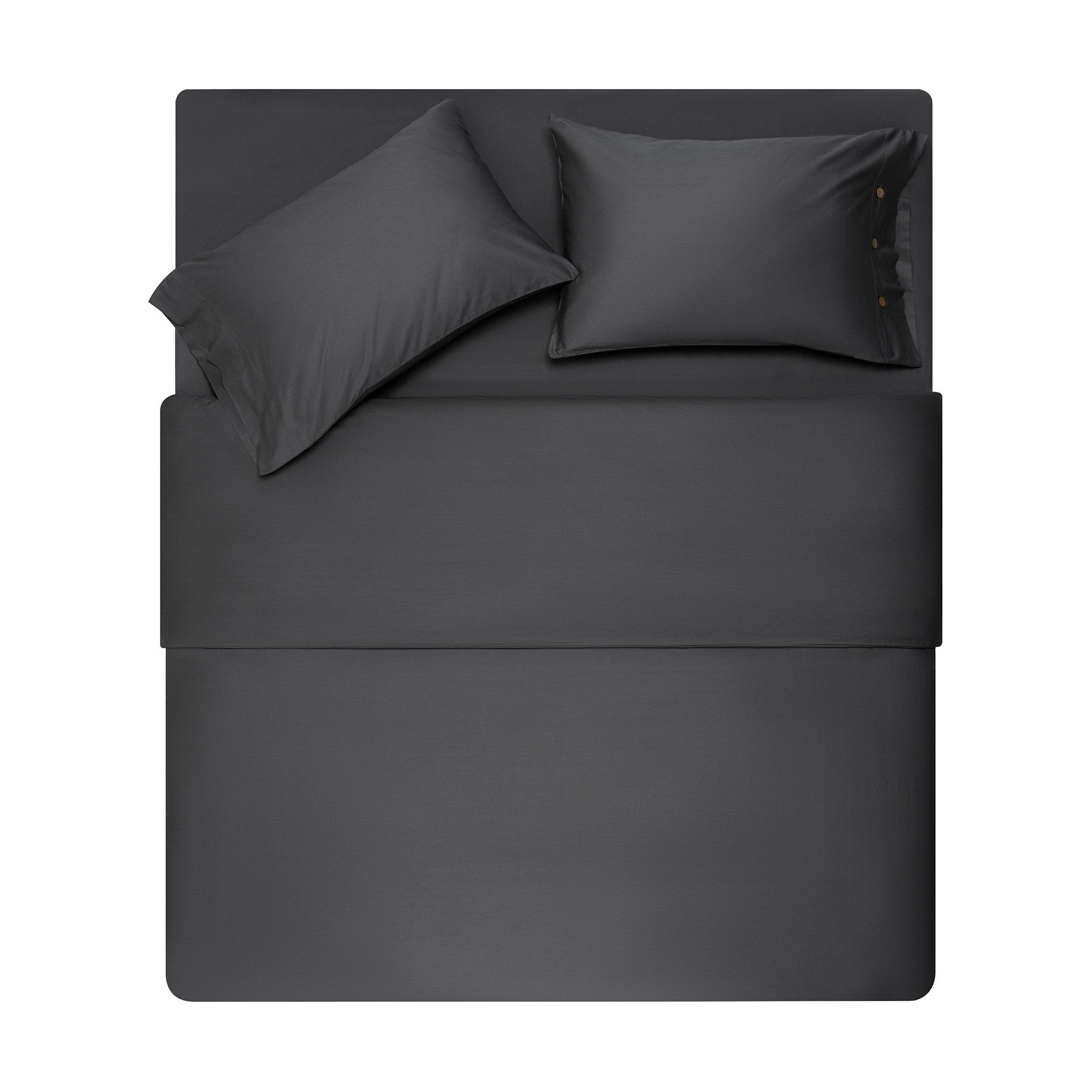 Простынь Ardesto Mix & Match Premium хлопок, сатин, серая, 180*240 см ...