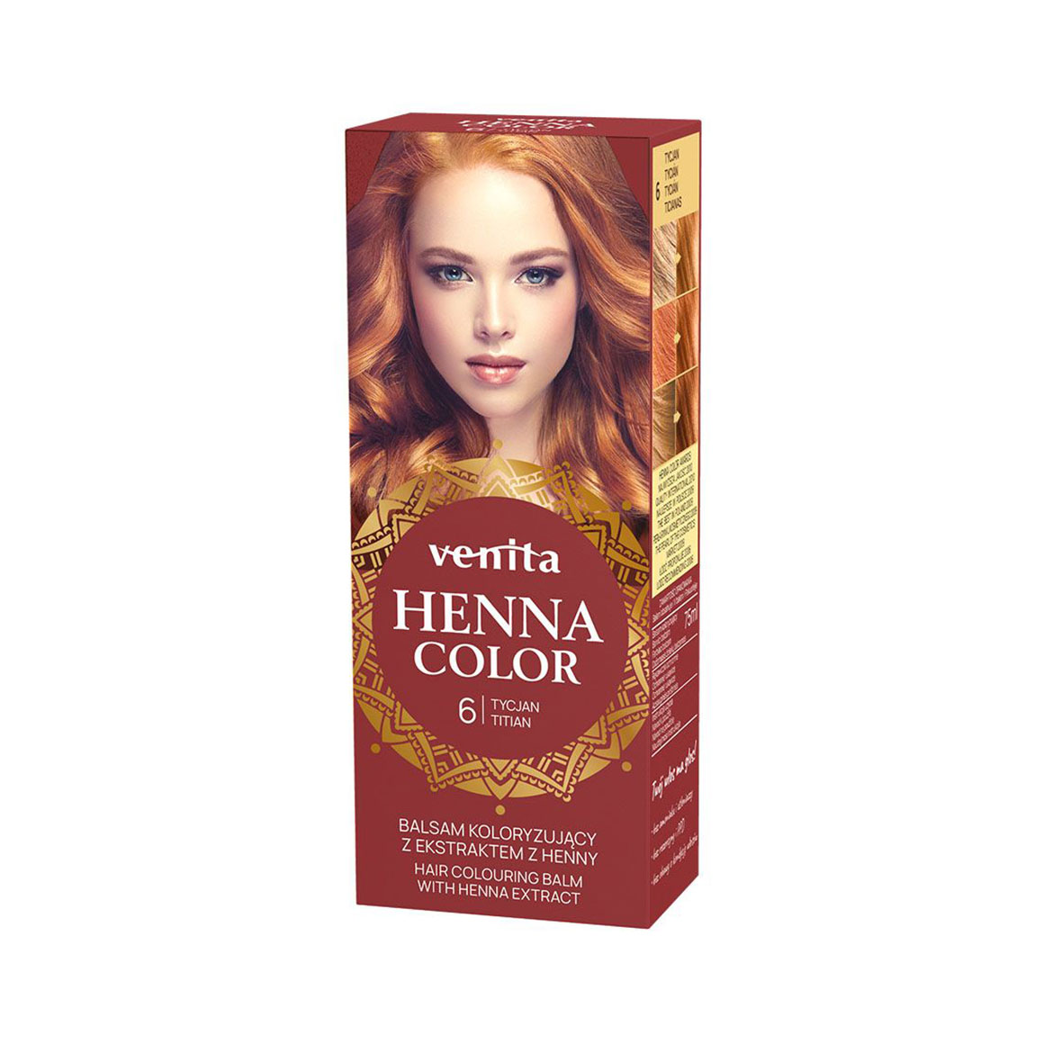 Відтінковий бальзам для волосся Venita Henna Color Hair Colouring