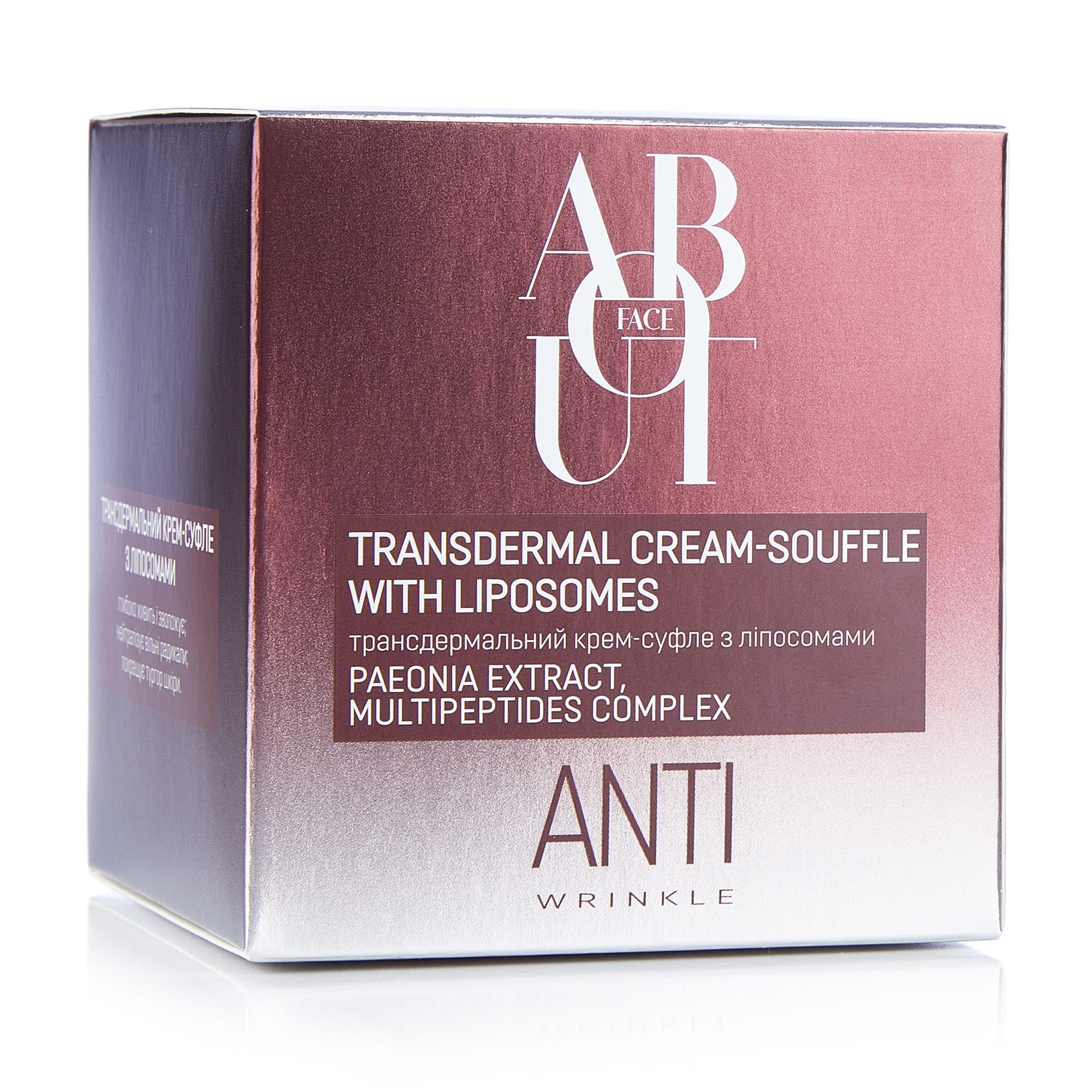 Трансдермальный крем-суфле для лица ABOUT face Anti-Wrinkle с
