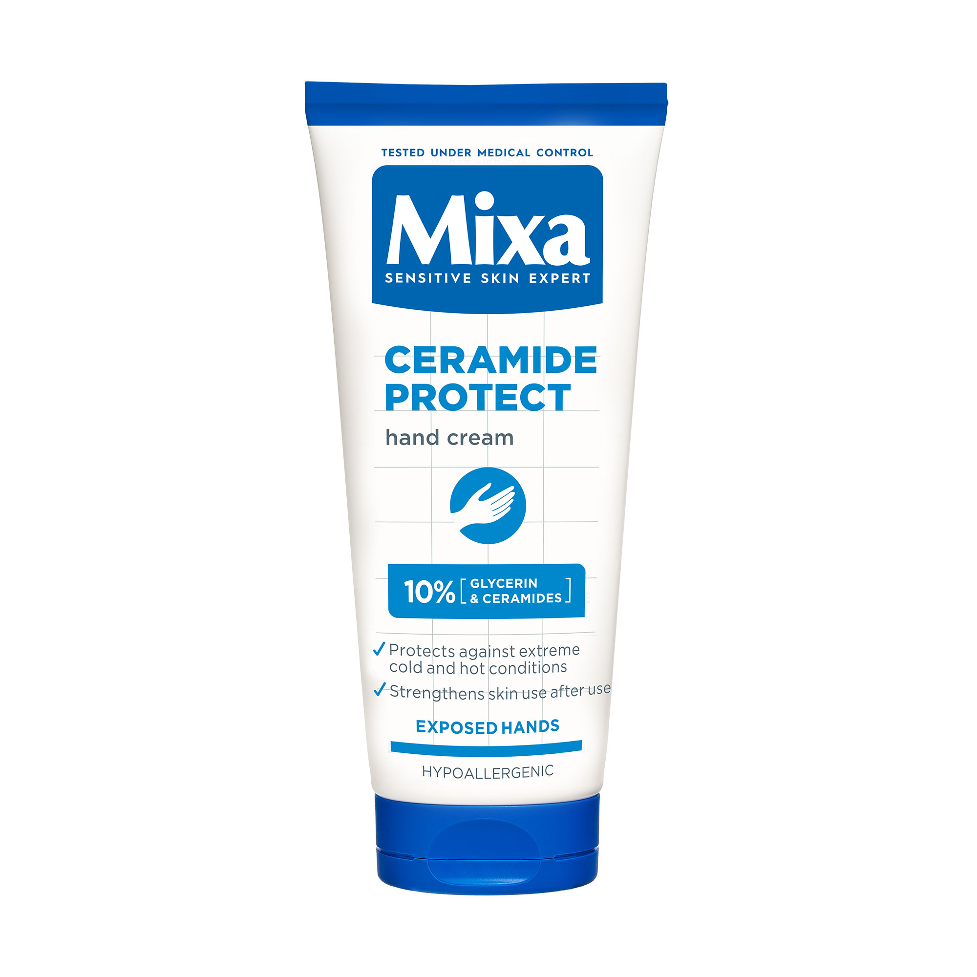 Захисний крем для рук Mixa Ceramide Protect Hand Cream для сухої