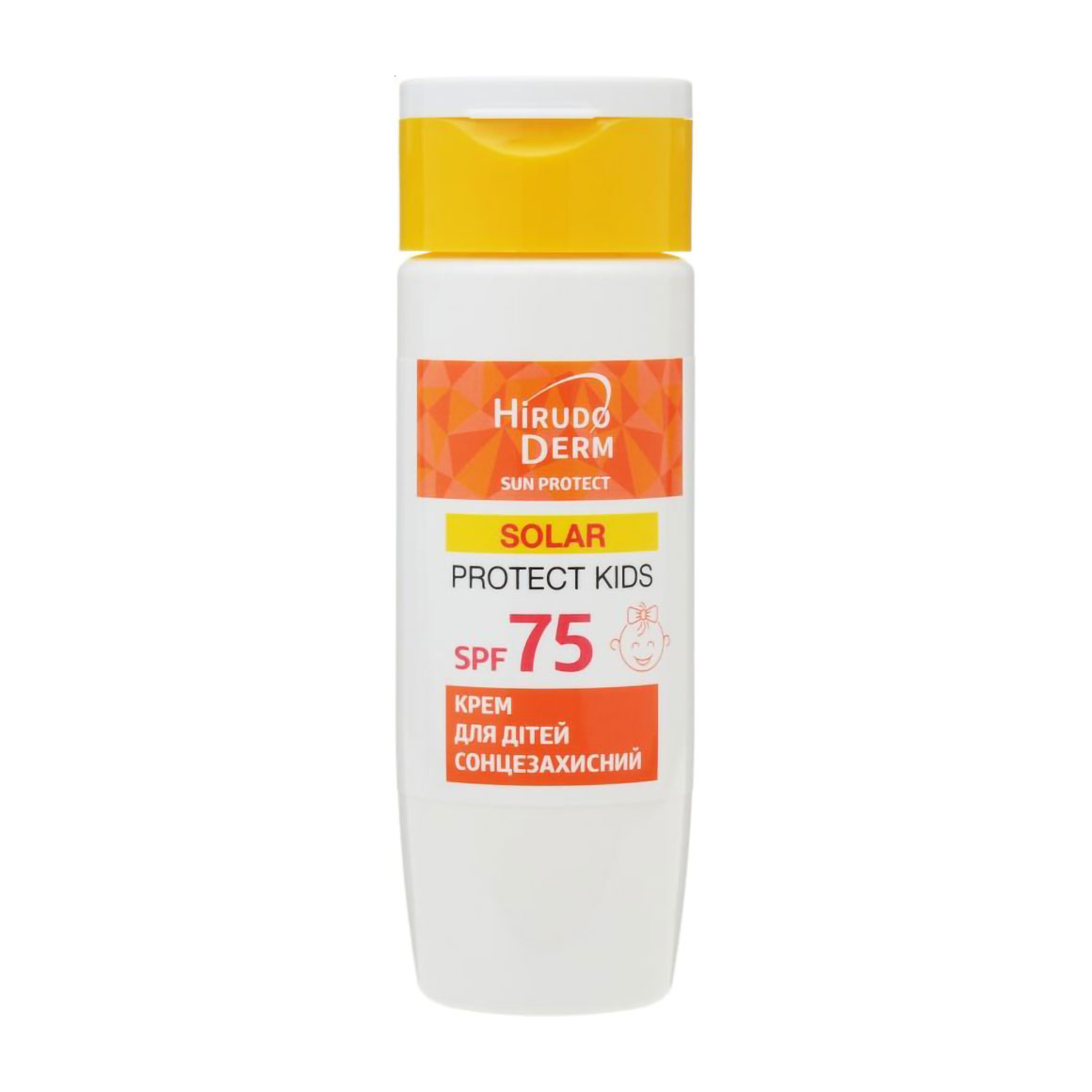 Альона Дитячий сонцезахисний крем для тіла Hirudo Derm Sun Protect Solar Protect Kids SPF 75, 150 мл photo