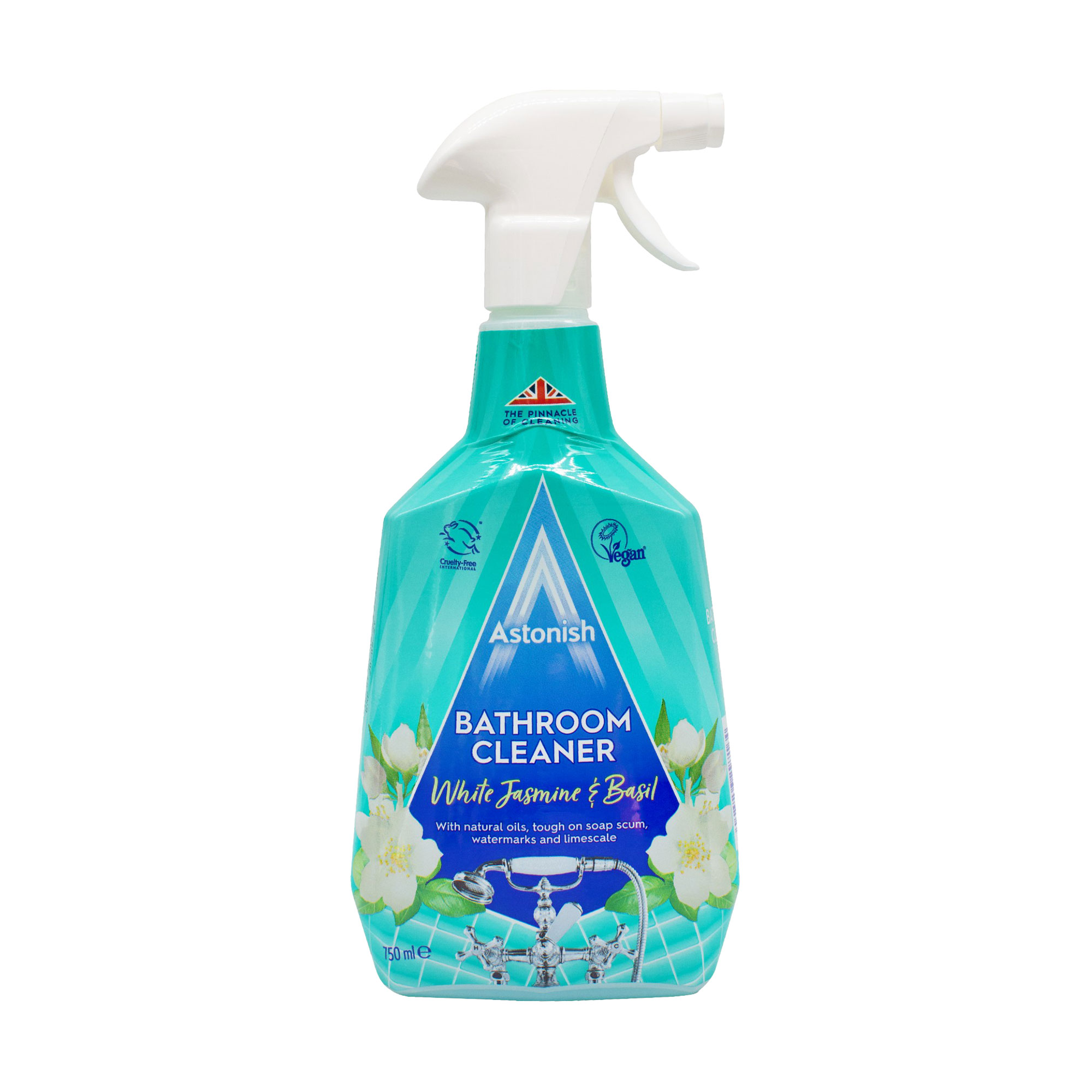 Наталія П. Универсальный очиститель для ванной комнаты Astonish Bathroom Cleaner Жасмин и базилик, 750 мл photo