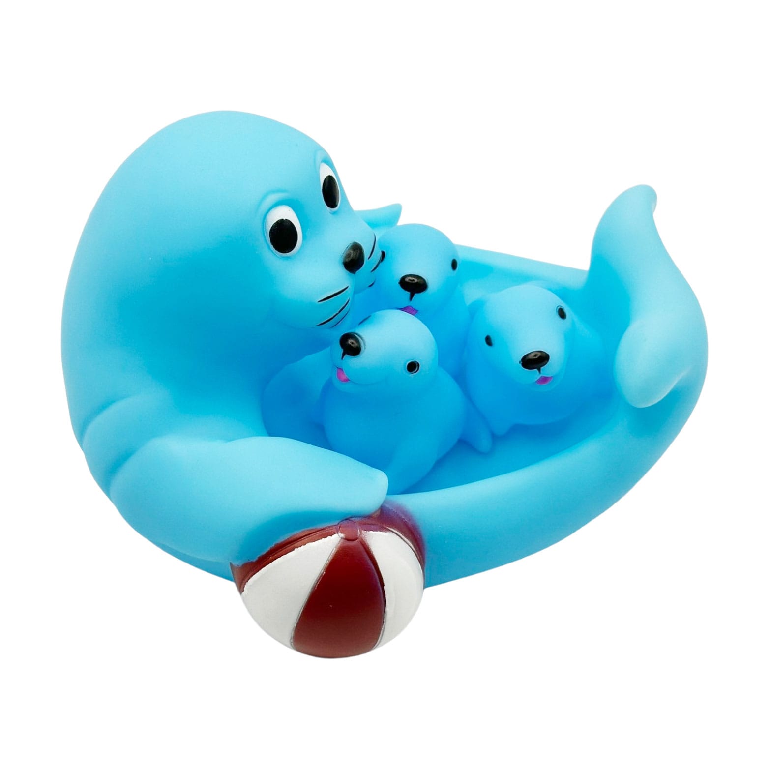 Марьям Набор для купания Bibi Toys Морской котик, от 3 лет (игрушка 17*15*11.5 см, 1 шт + игрушка 5*4*5 см, 3 шт) (760868BT) photo