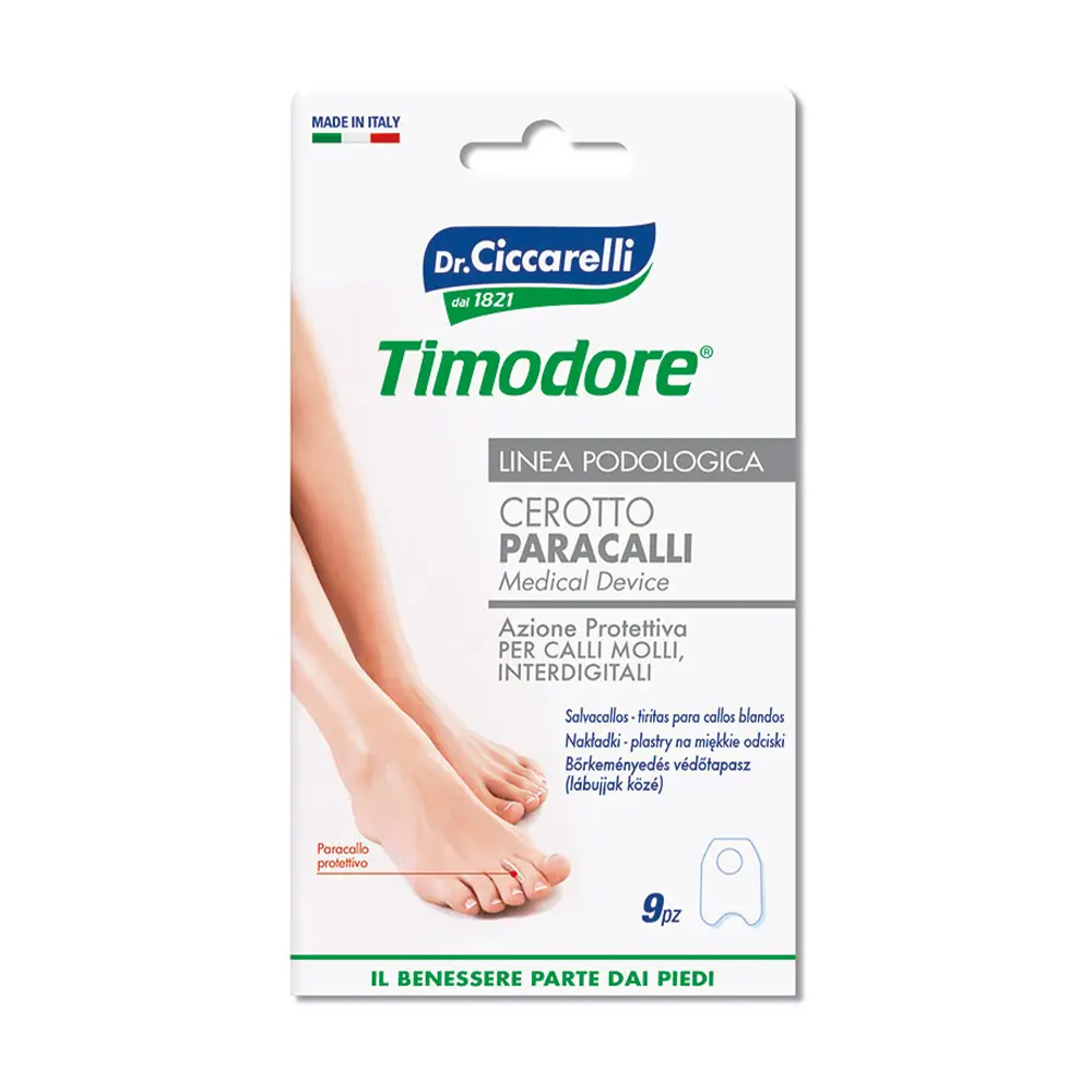 Олена К. Пластыри для мягких мозолей между пальцами ног Dr. Ciccarelli Timodore, 9 шт photo