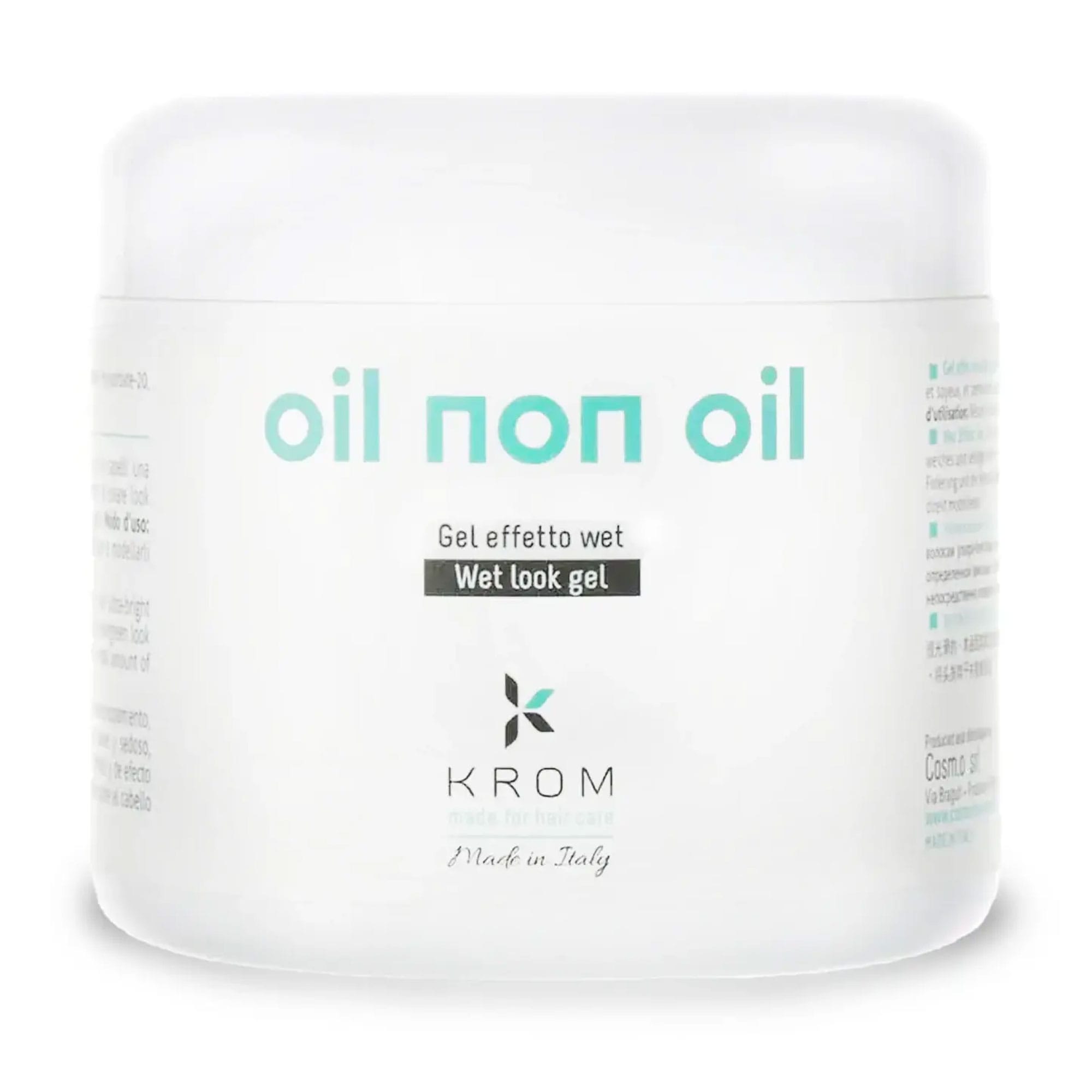 Гель для создания эффекта мокрых волос Krom Oil Non Oil Wet Look Gel