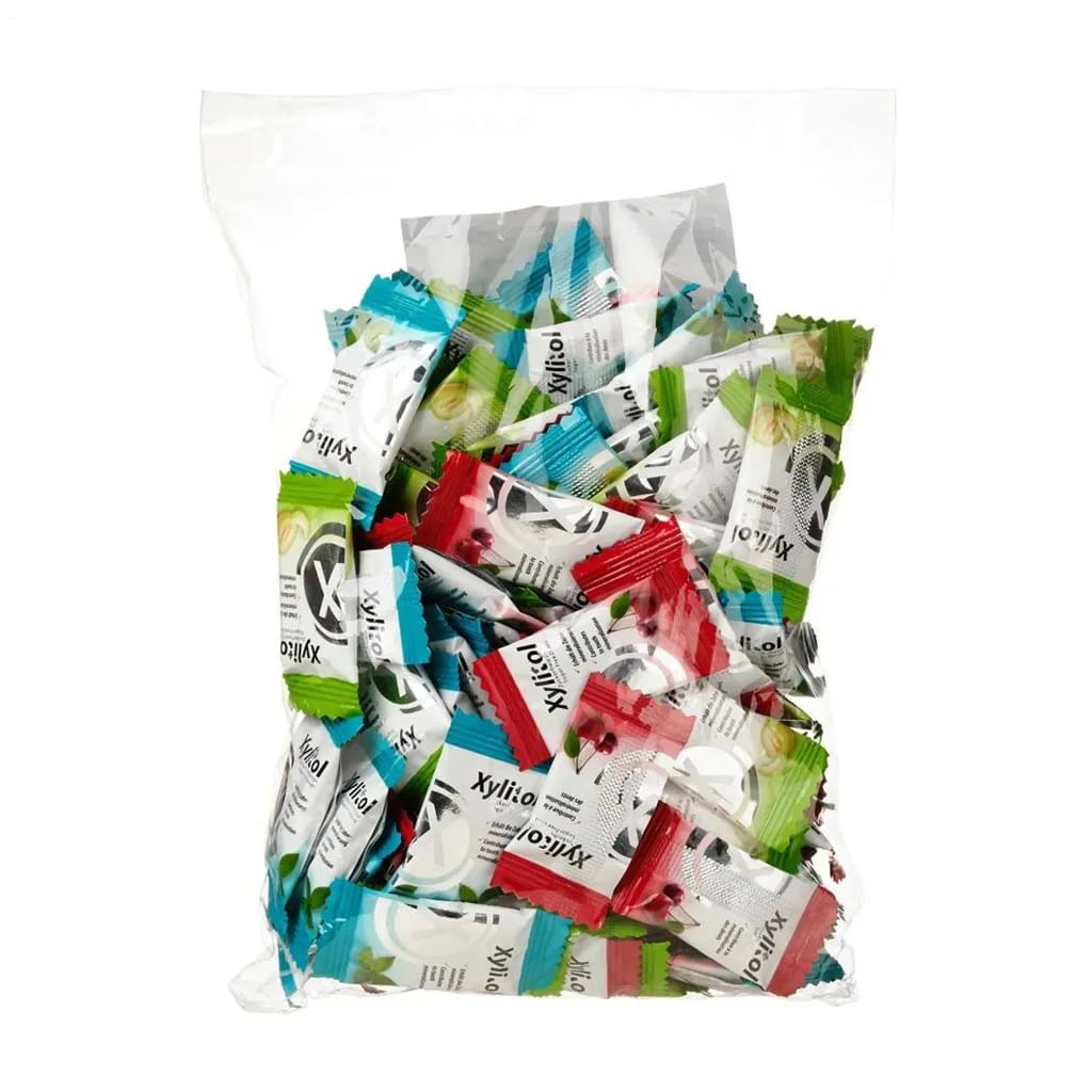 Леденцы Miradent Xylitol Drops Ассорти, с ксилитолом, 100 шт