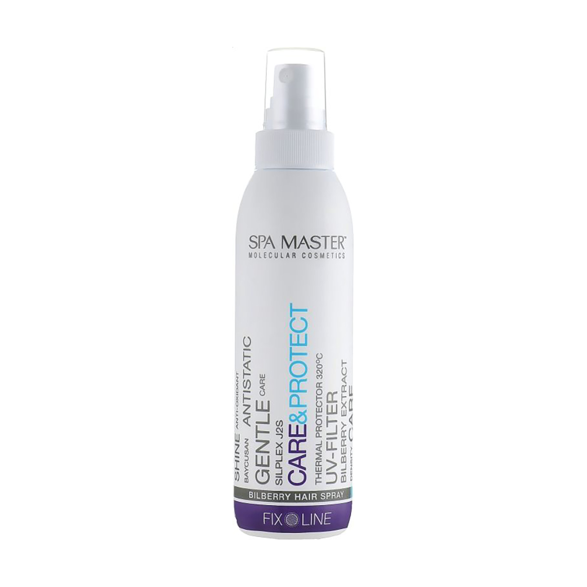 Маргарита Спрей Spa Master Fix Line Care & Protect Bilberry Hair Spray для защиты волос, с черникой, 200 мл photo
