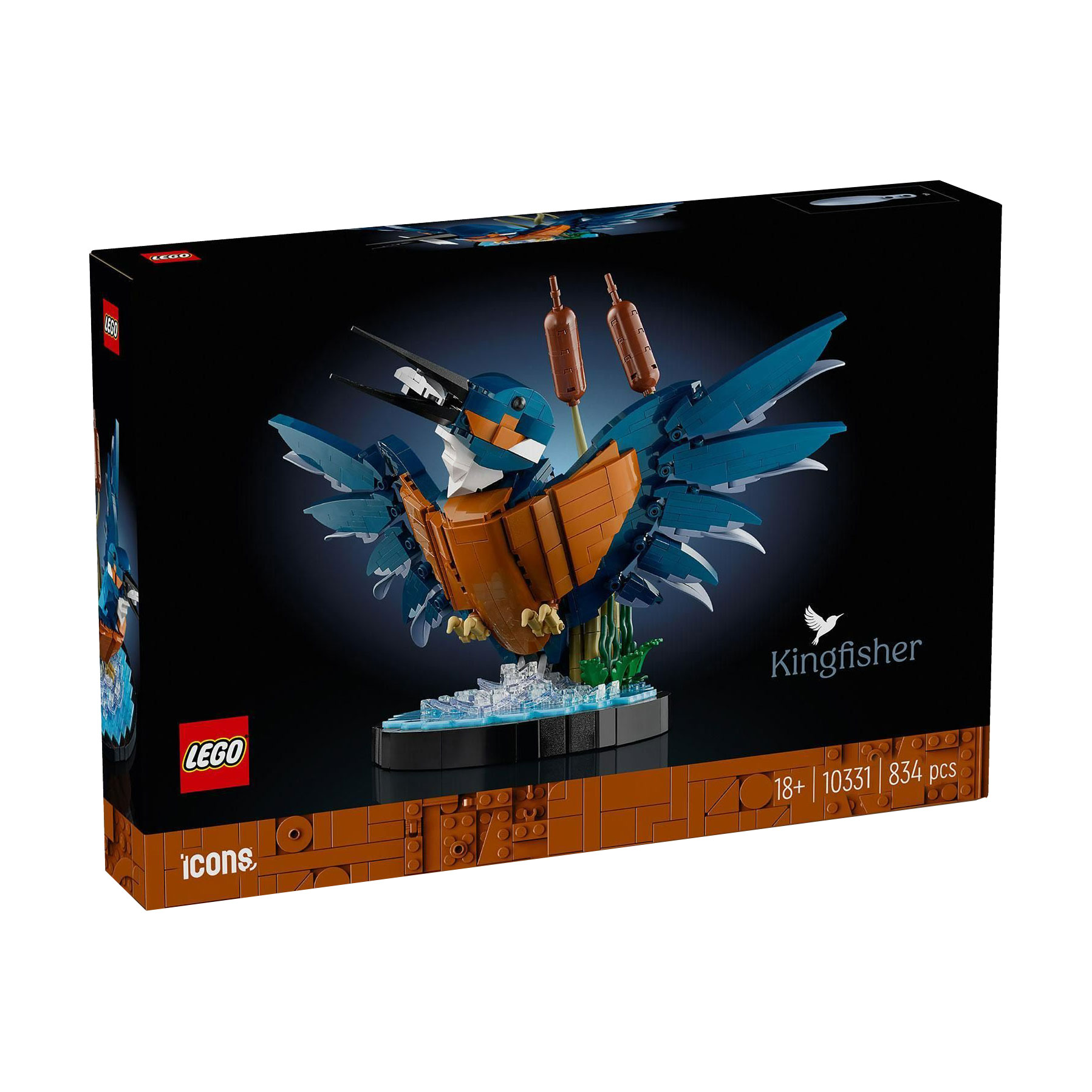 Леся Конструктор LEGO Icons Птица зимородок, 834 детали, от 18 лет (10331) photo