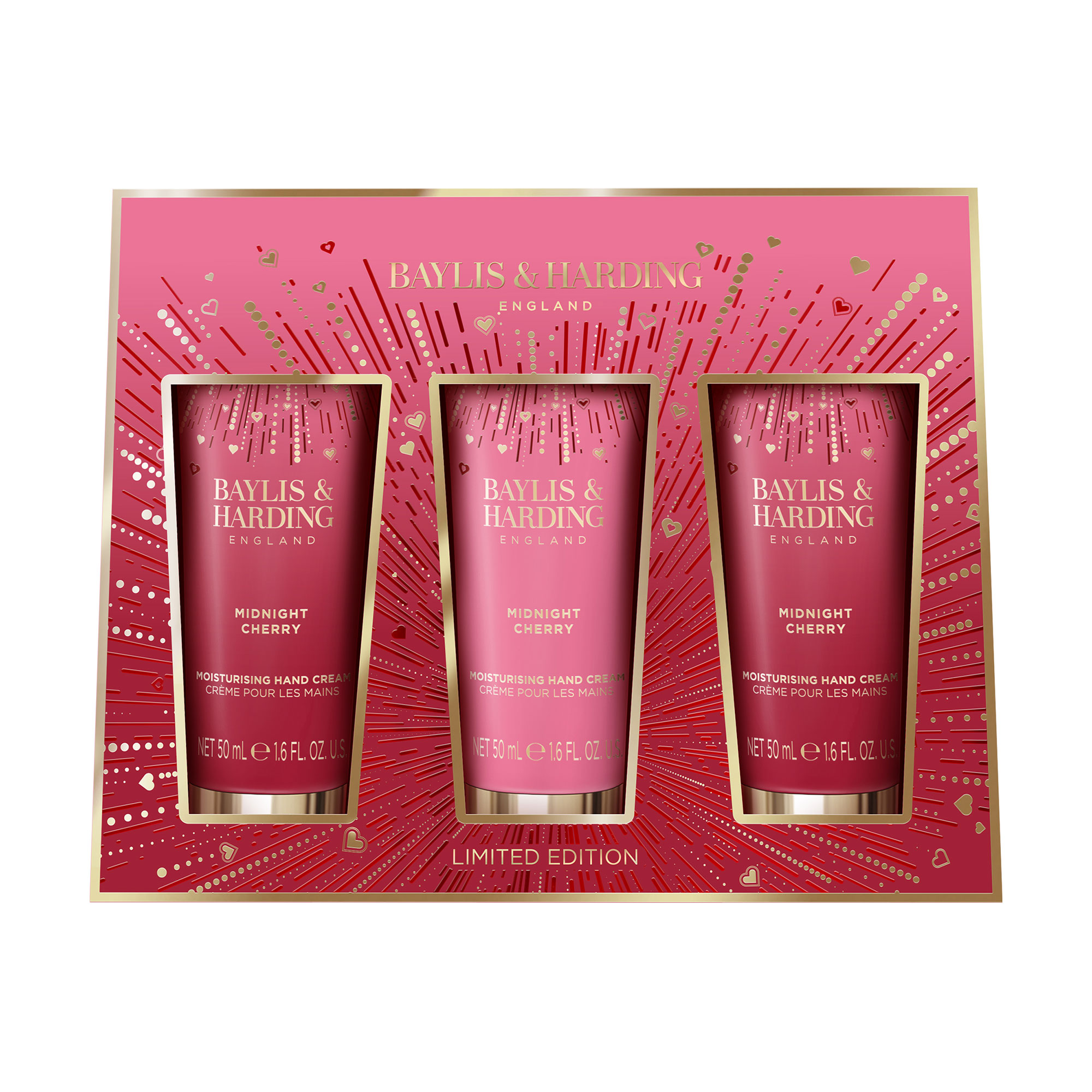ハイバーストまとめ売り ドリームマスターワレット付き Подарочный набор Baylis & Harding Midnight Cherry Luxury Hand