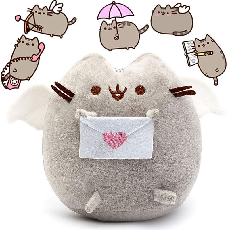 лиза Комплект 2Life М'яка іграшка Pusheen cat 12х15 см та Набір 5 шт багаторазових наклейок v-12317 (1171706) photo