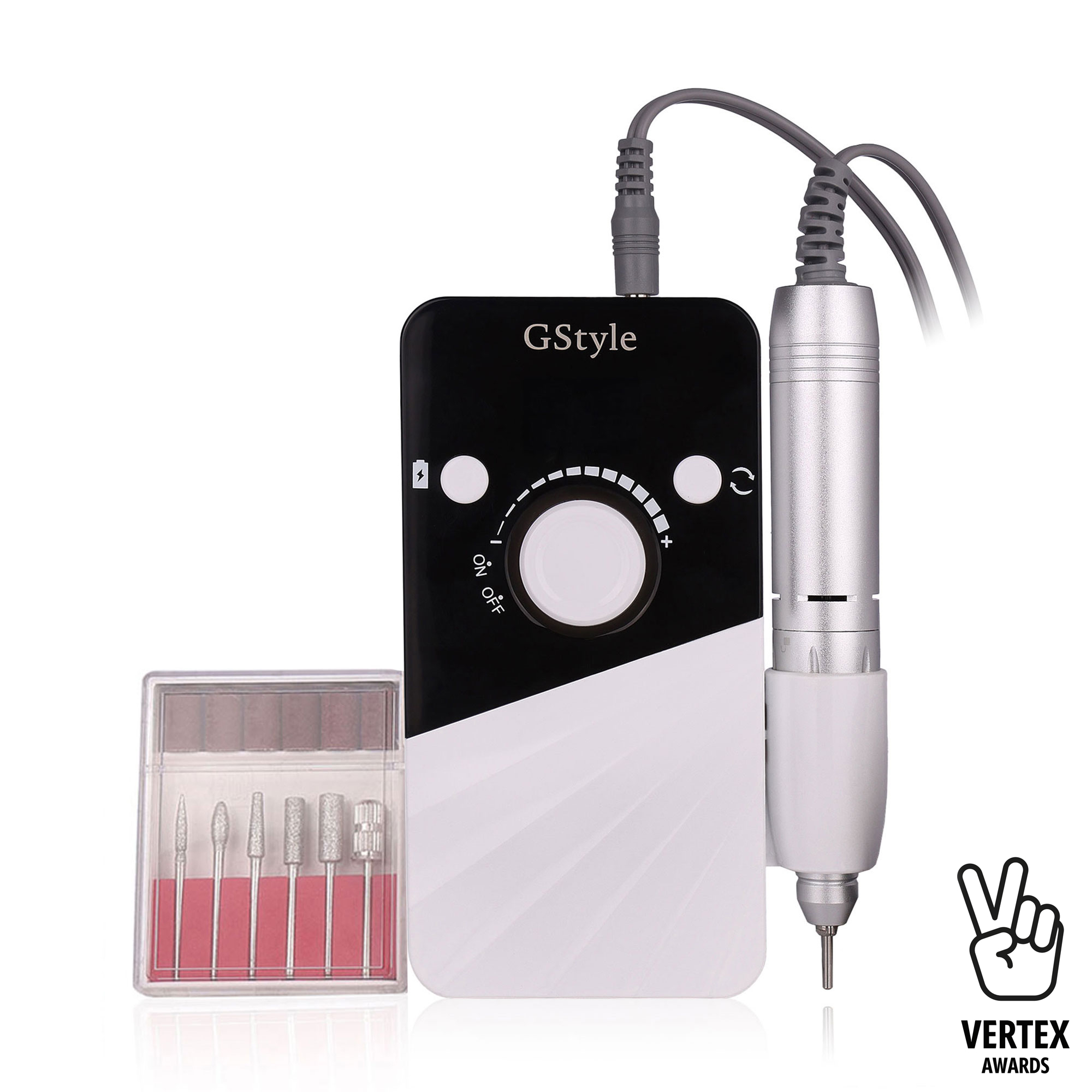 Діана Беспроводной фрезер для маникюра и педикюра GSTYLE Nail Dril PORTABLE GS-0031 photo