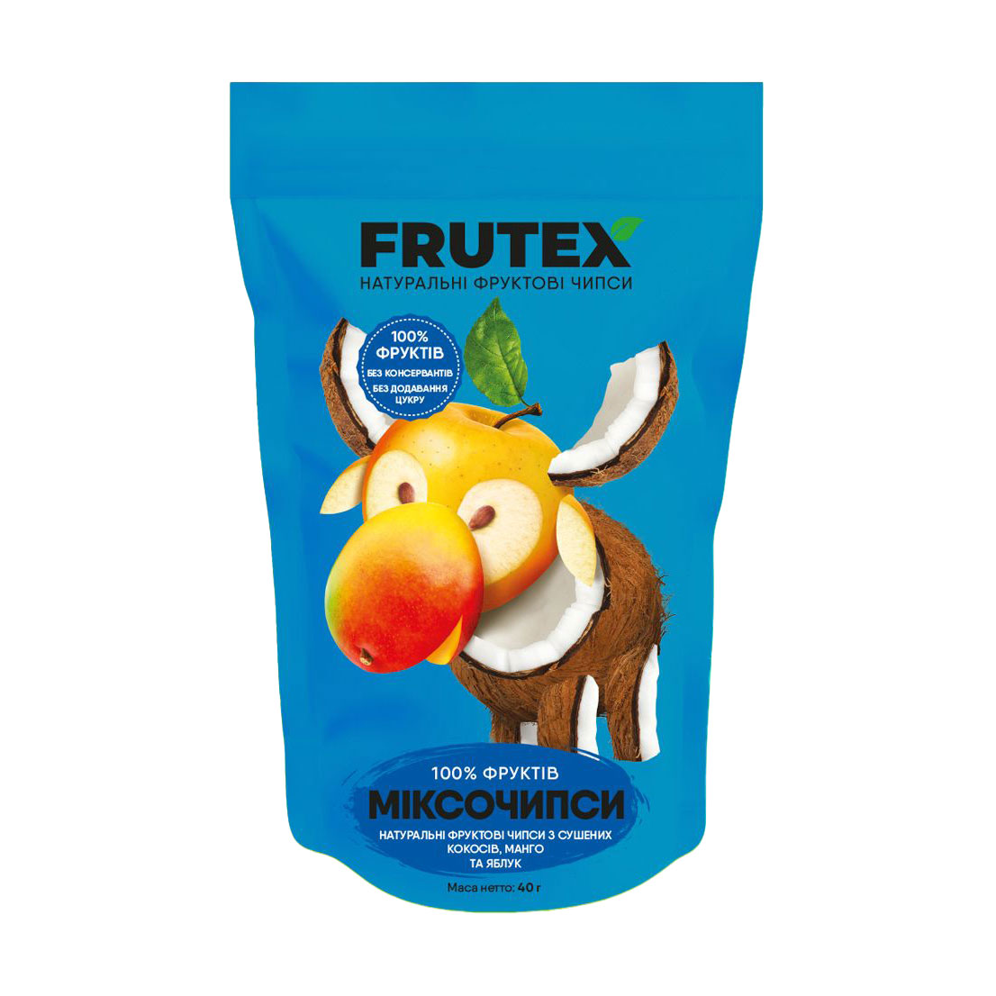 Олеся Фруктовые чипсы Frutex Миксочипсы Кокос, манго, яблоко, 40 г photo