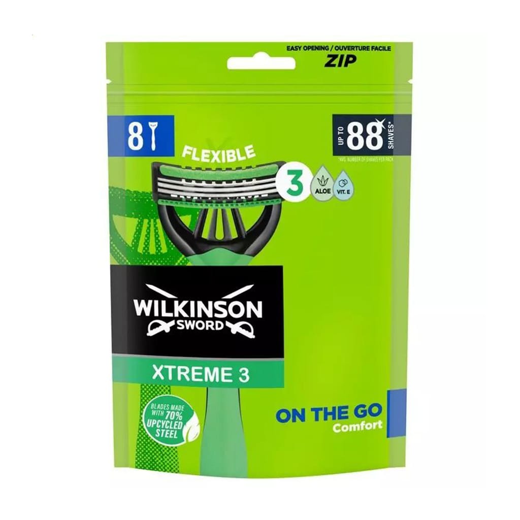Любов Р. Одноразовые бритвы Wilkinson Sword Xtreme 3 On The Go Comfort мужские, 8 шт photo