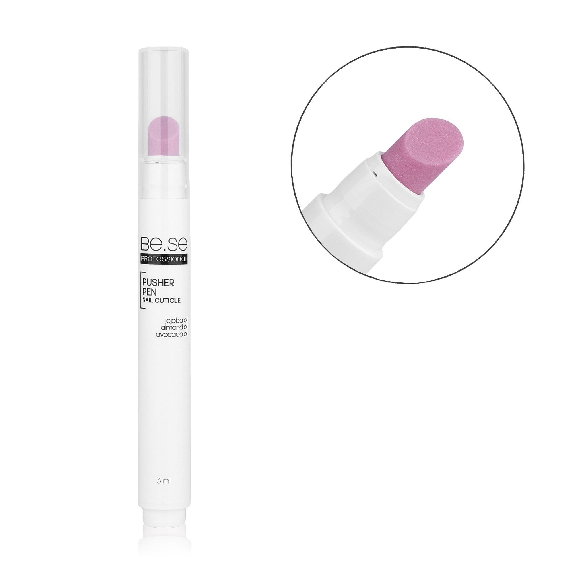 Єлизавета К. Карандаш-пушер для ухода за кутикулой Be.Se professional Pusher Pen Nail Cuticle, 3 мл photo