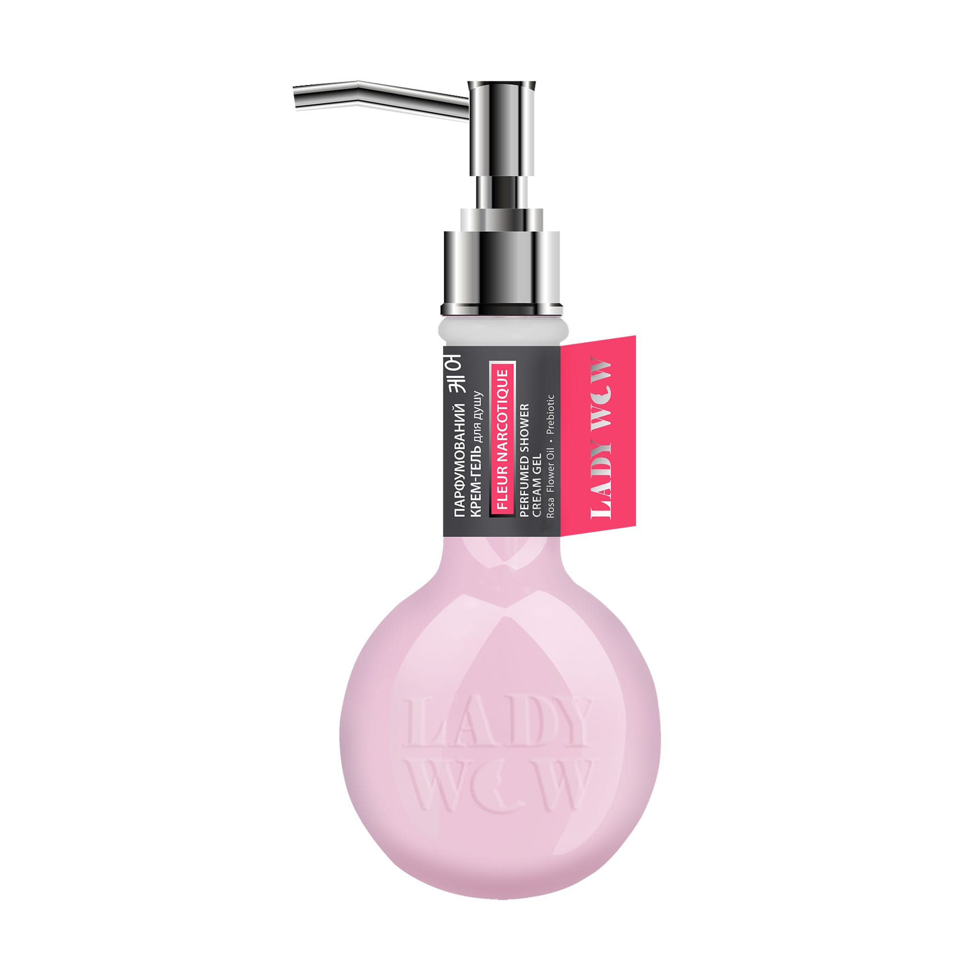 Лана Парфюмированный крем-гель для душа Lady Wow Perfumed Shower Cream Gel, Fleur Narcotique, 350 мл photo