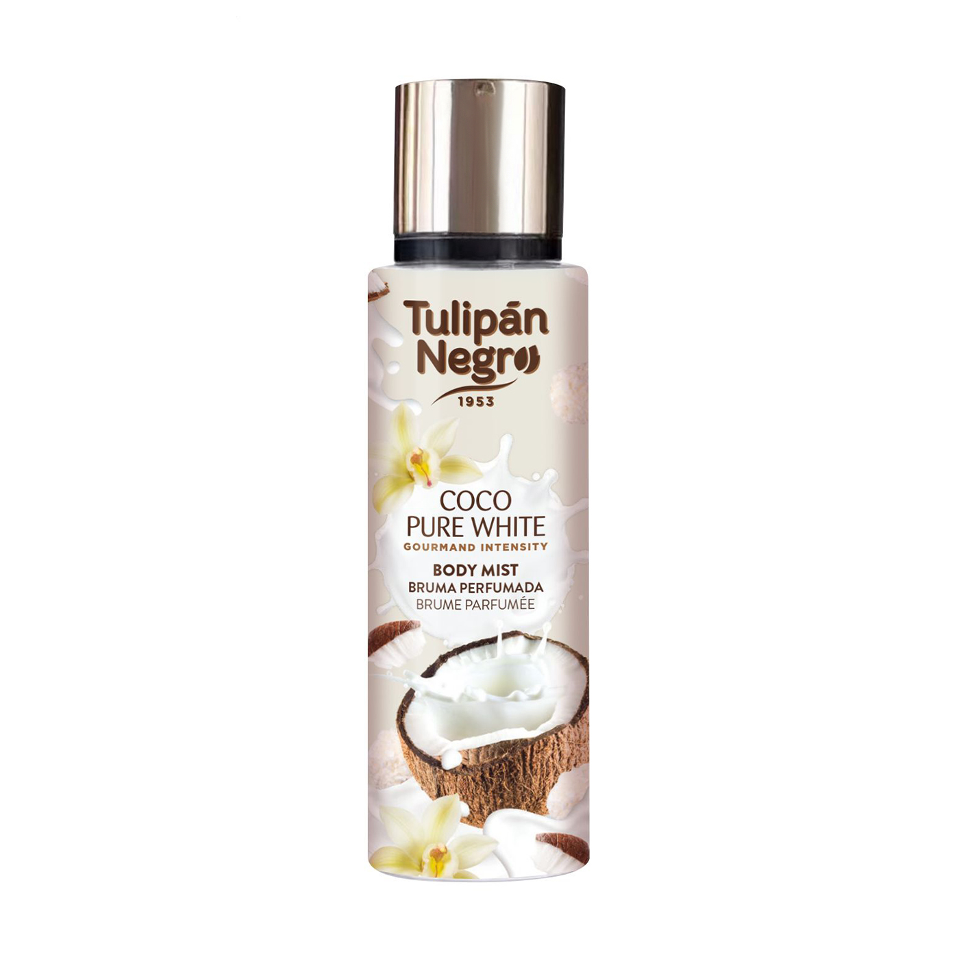 Анастасія Мист для тела Tulipan Negro Body Mist Нежный кокос, 250 мл photo