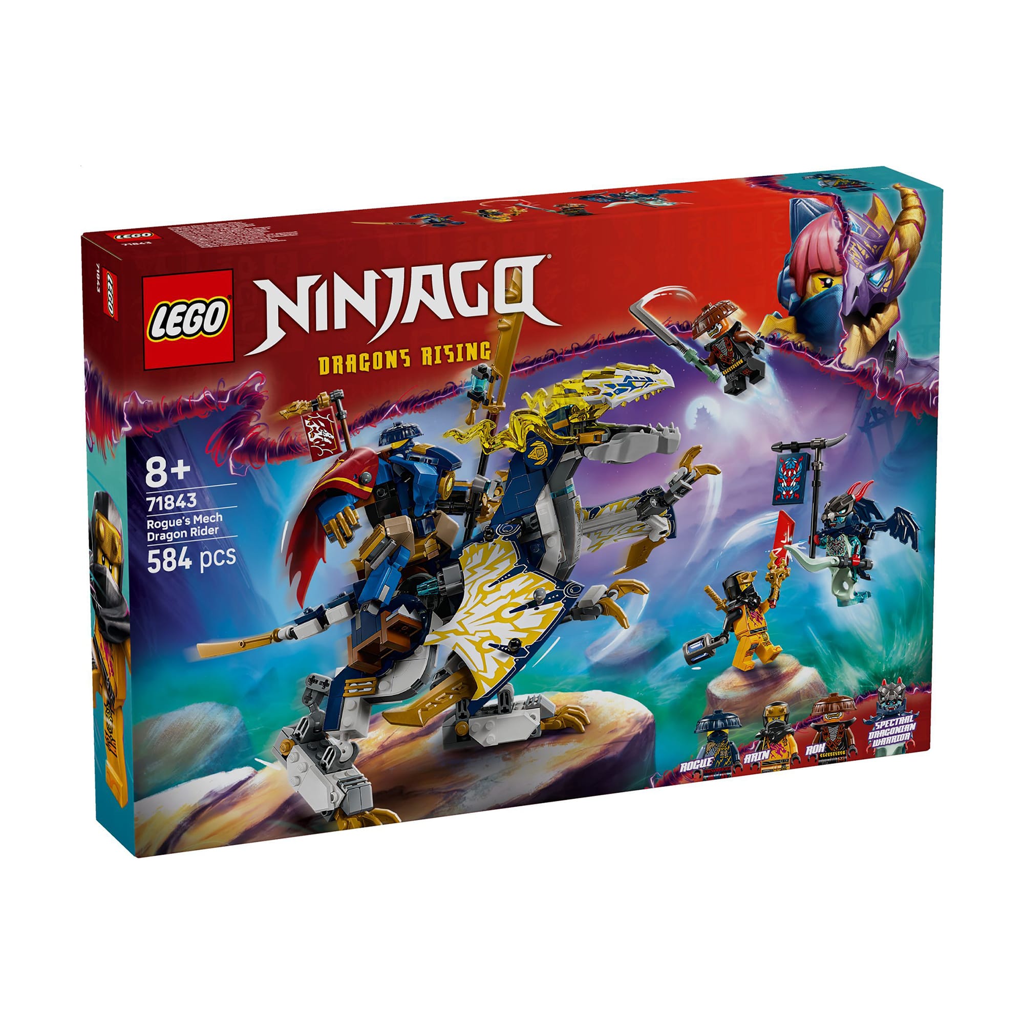 Конструктор LEGO Ninjago Разбойник: Робот-всадник на драконе, 584