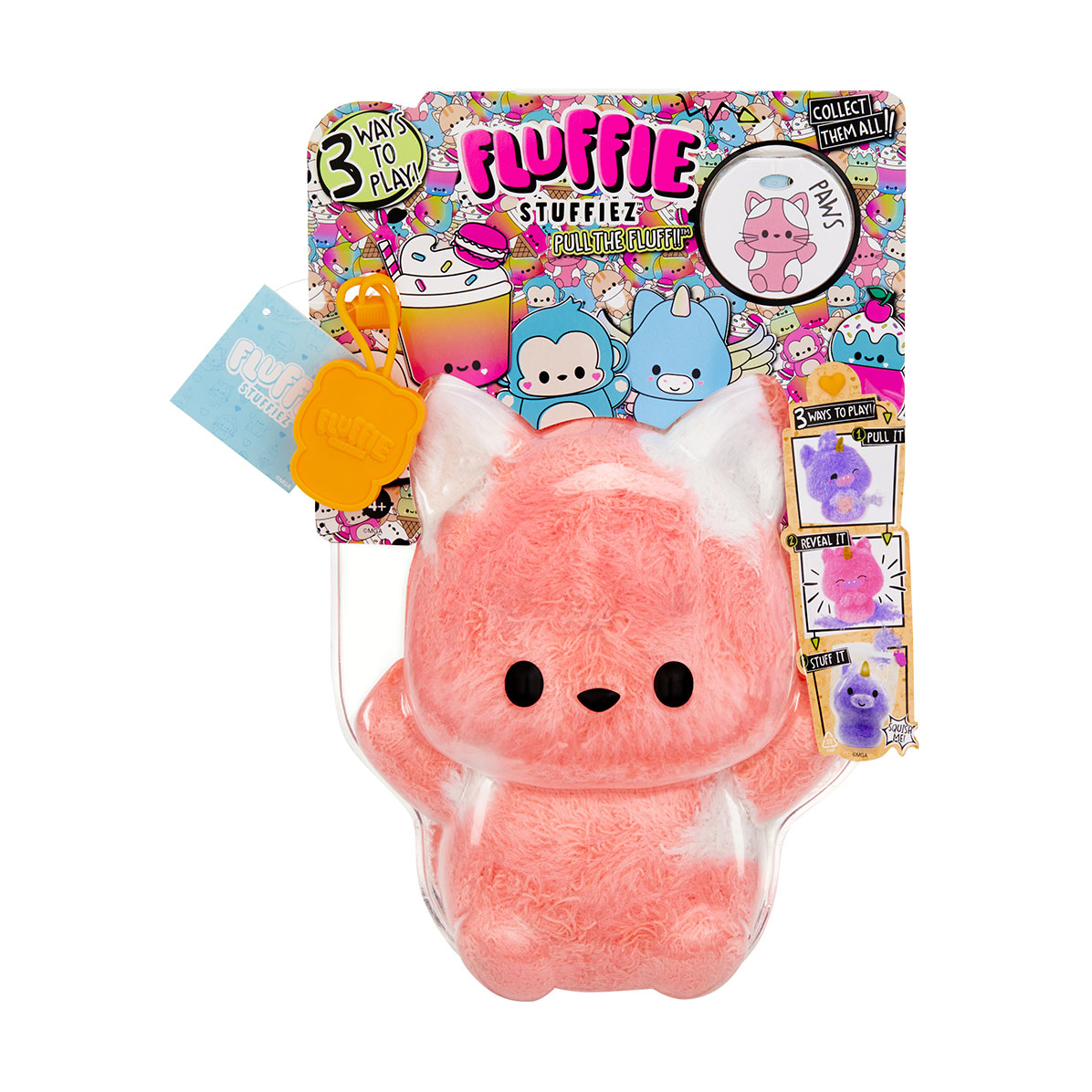 Юлия Д. Мягкая игрушка-антистресс Fluffie Stuffiez серии Small Plush Котик, 20 см, от 4 лет (511595) photo