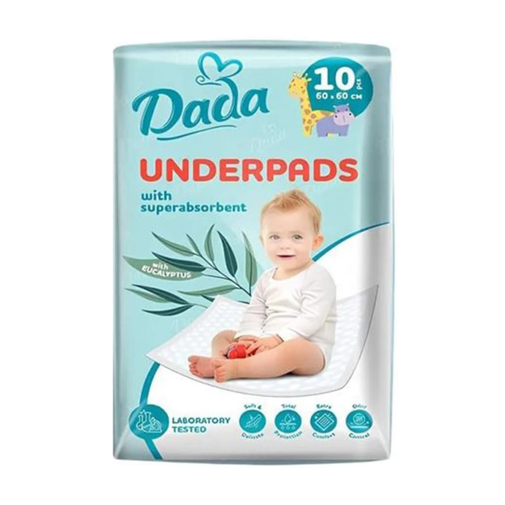 Світлана М. Детские пеленки гигиенические поглощающие Dada Underpads, 60*60 см, 10 шт photo