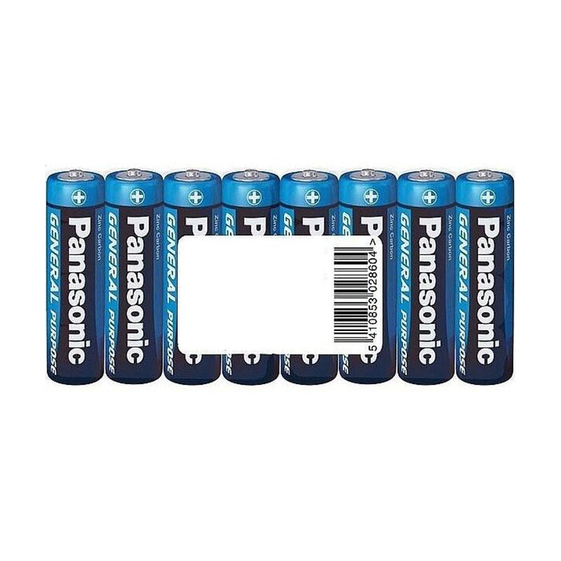 Наталія Д. Батарейка солевая Panasonic R6 General Purpose, 8 шт photo