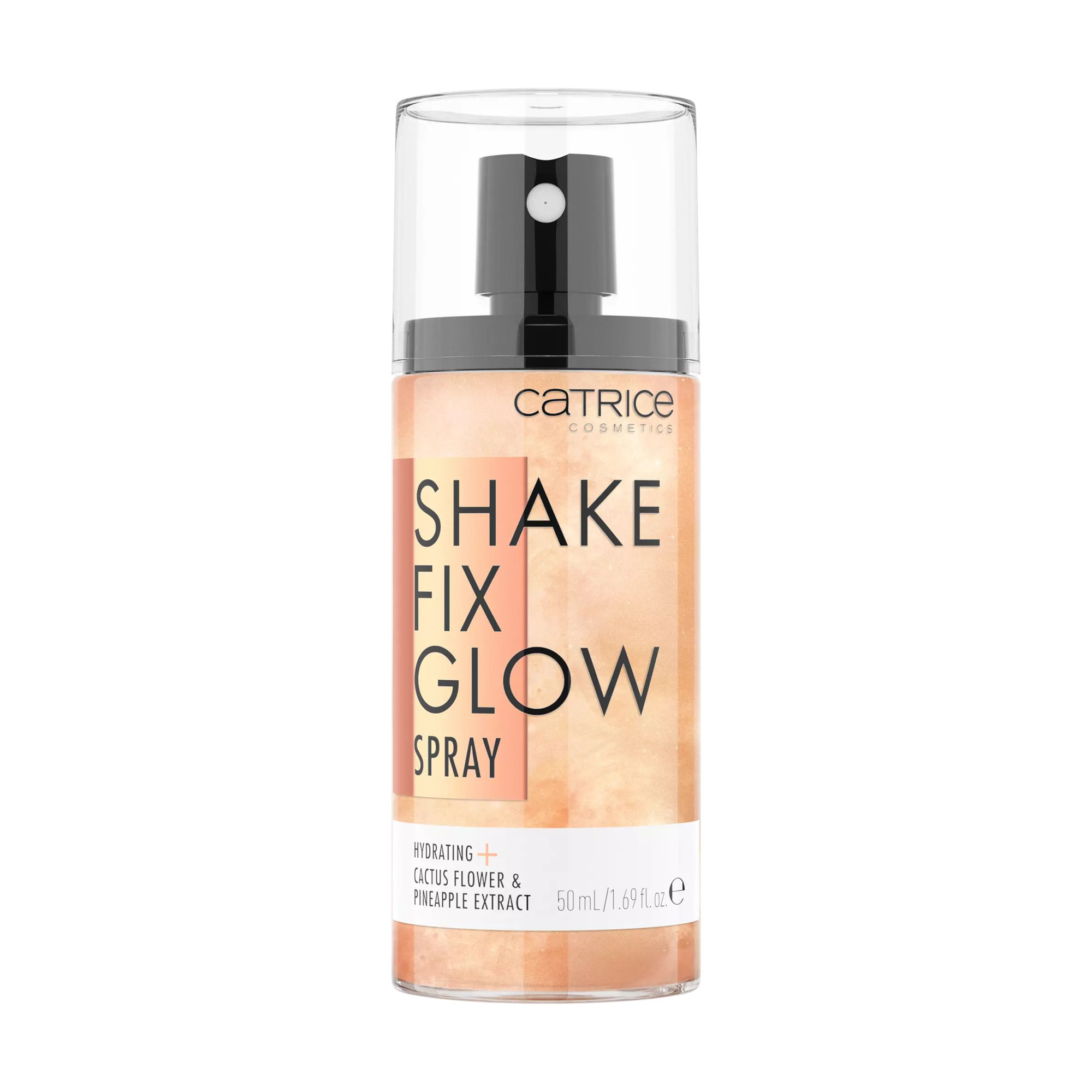 Татьяна Спрей для фиксации макияжа Catrice Fixing Spray Shake Fix Glow, 50 мл photo