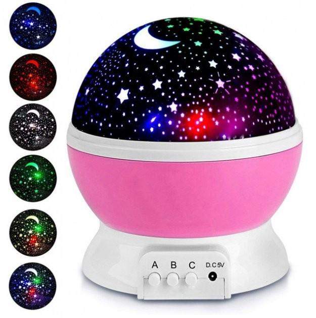 Наталія Ночник детский проектор звездное небо SmartUS Star Master Pink (1348830) photo