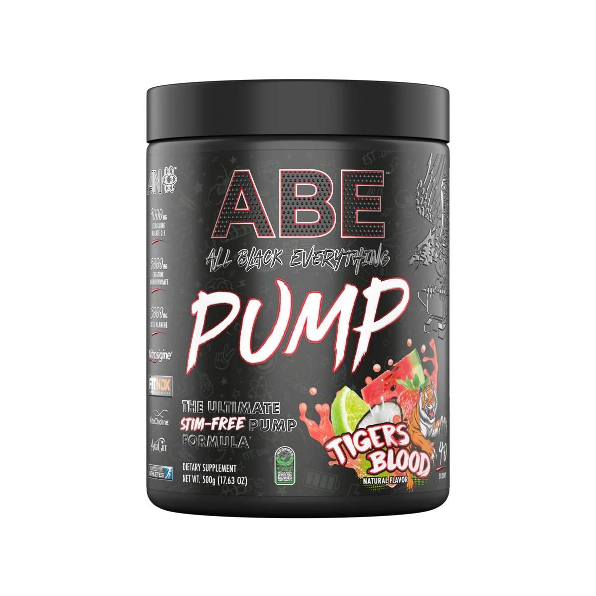 Передтренувальний комплекс Applied Nutrition ABE Pump Stim-Free, 500 ...