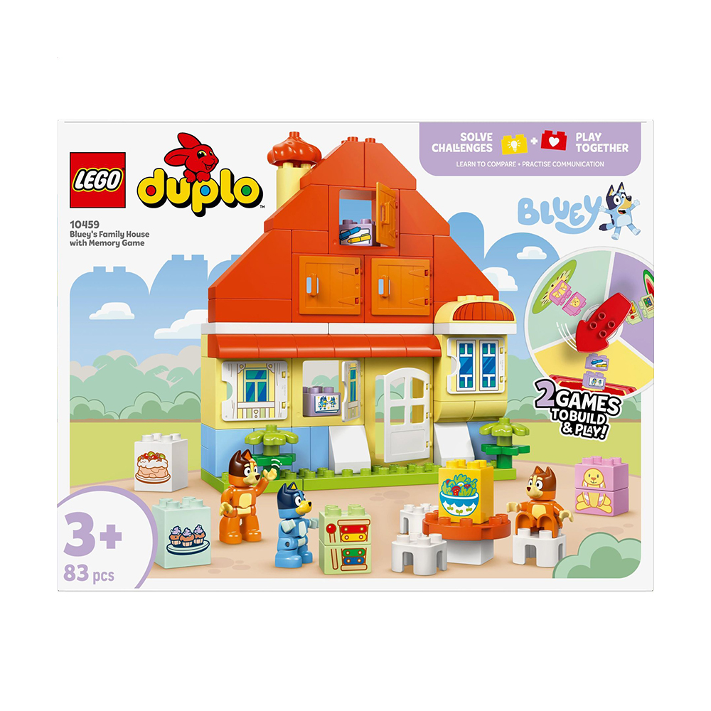Юлія Щ. Конструктор LEGO Duplo Семейный дом Блуи с игрой на запоминание, 83 детали, от 3 лет (10459) photo