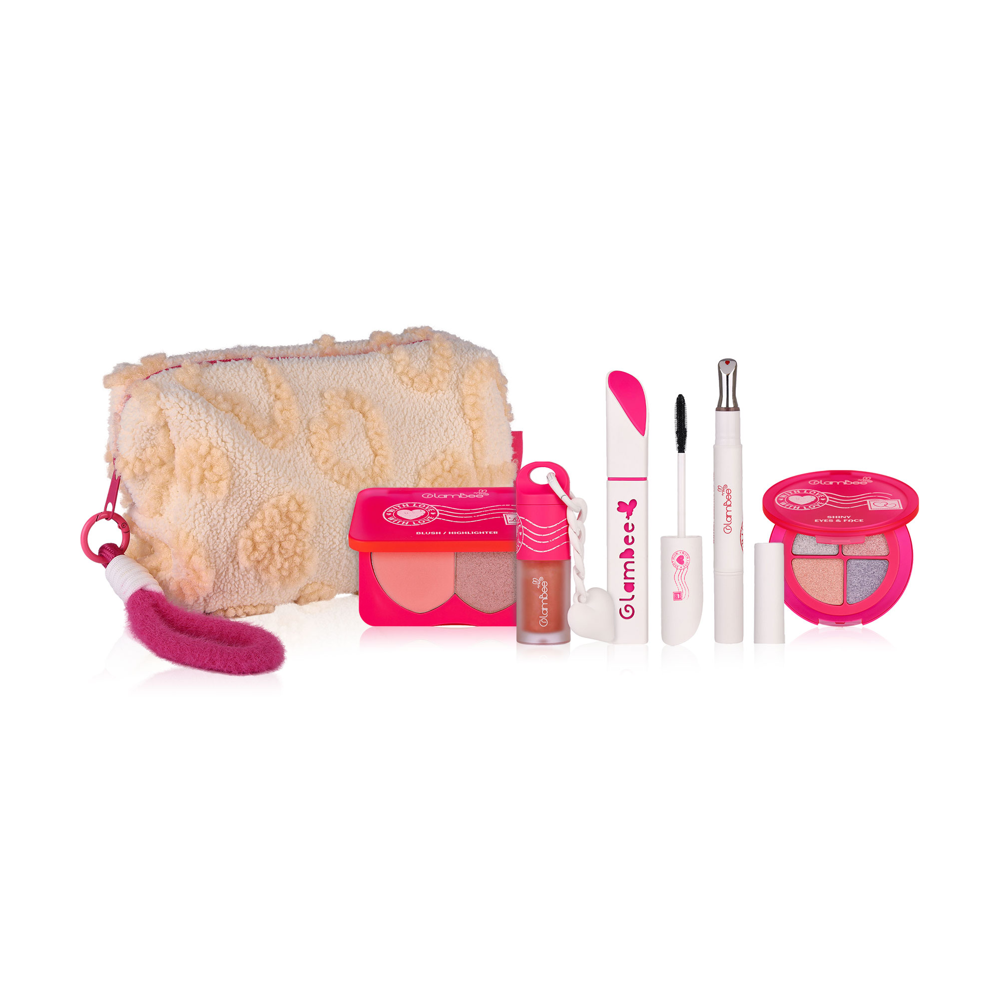 Набор для макияжа GlamBee BOX With Love (тушь для ресниц, 6 г +