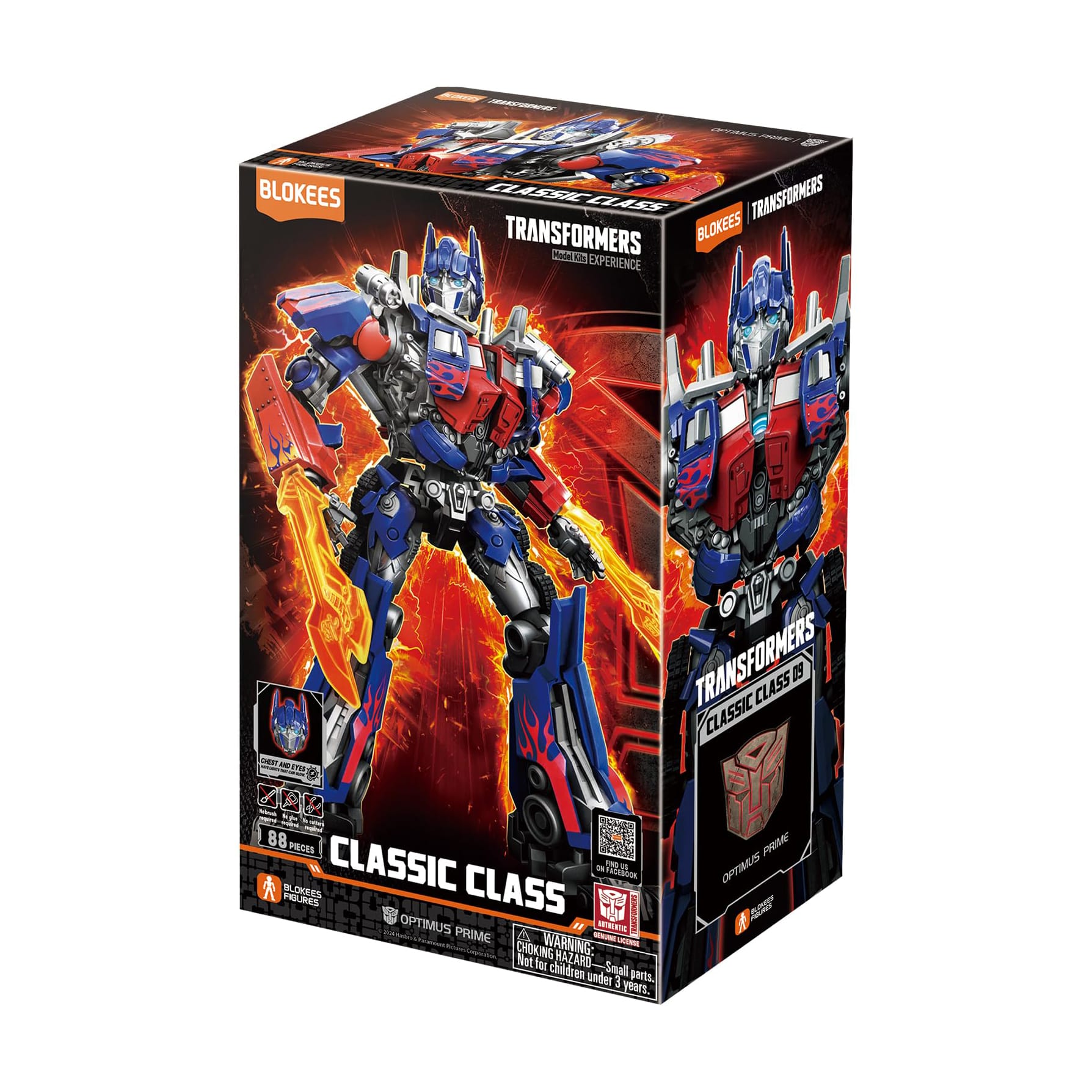 Игрушка сборная модель Transformers Classic Class 09 Optimus Prime