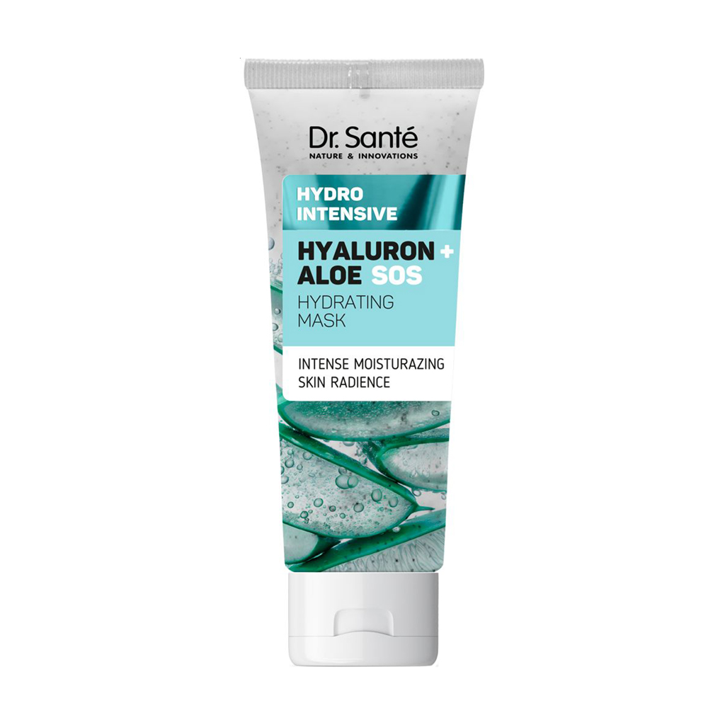 Оксана Увлажняющая маска SOS для лица Dr. Sante Hydro Intensive Hyaluron + Aloe SOS Hydrating Mask, 75 мл photo
