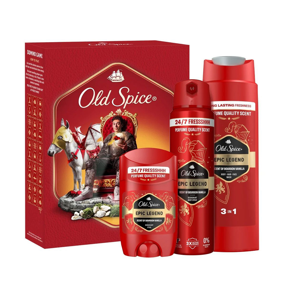 Мужской подарочный набор Old Spice Epic Legend Knight (дезодорант