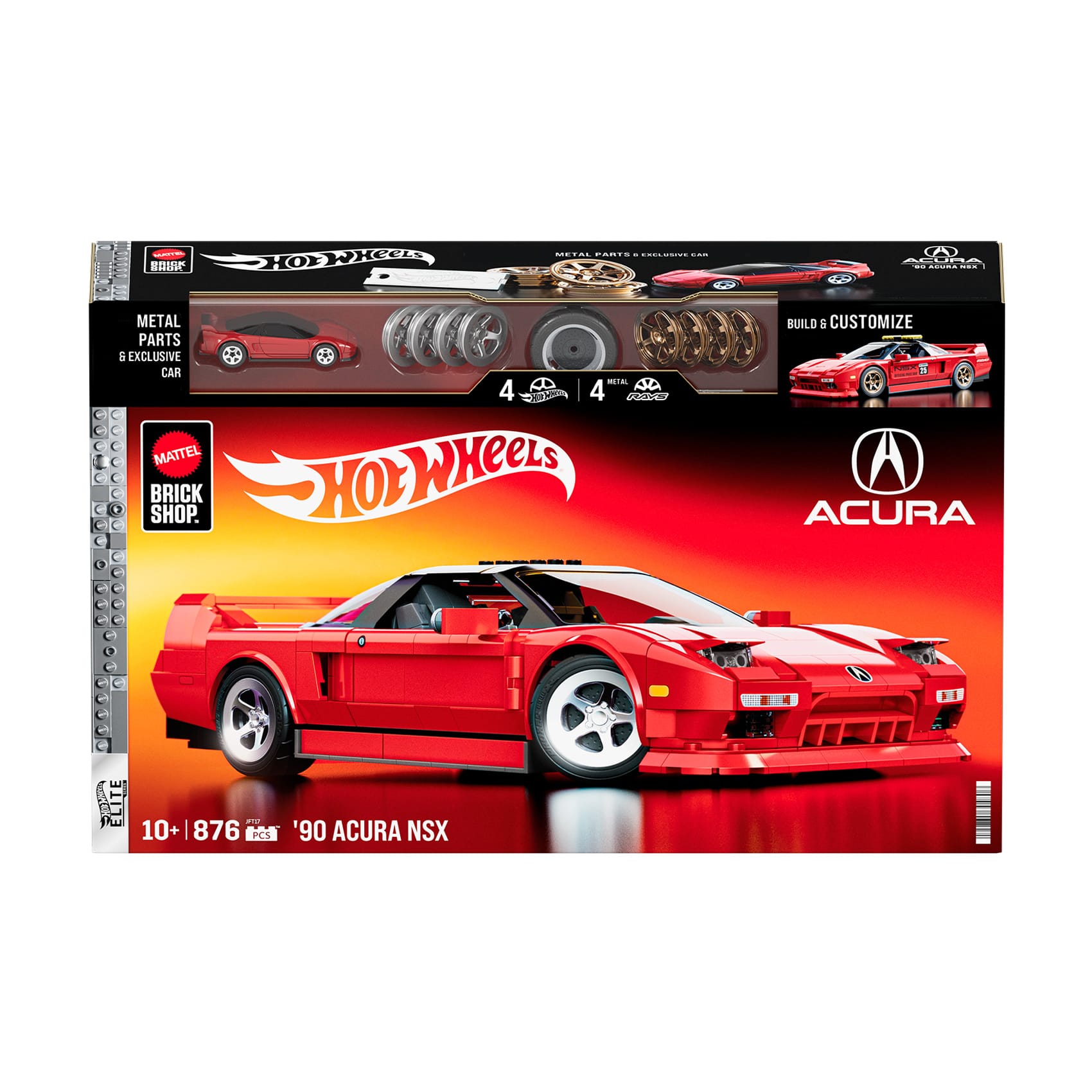No276. 100% Hot Wheels Ford 13台セット Колекційна машинка-конструктор Hot Wheels Brick Shop Elite Acura