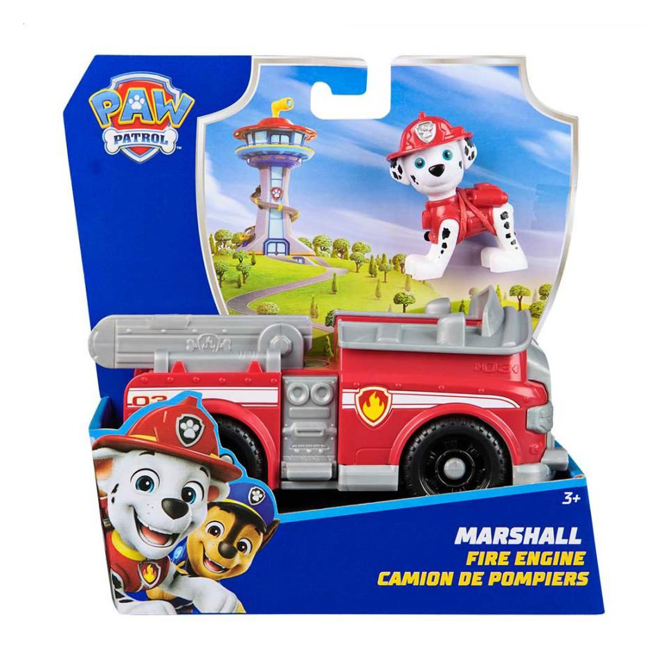 Катерина Р. Детский игровой набор Paw Patrol Базовая спасательная машина с водителем Маршал, от 3 лет (SM97237/6071209) photo