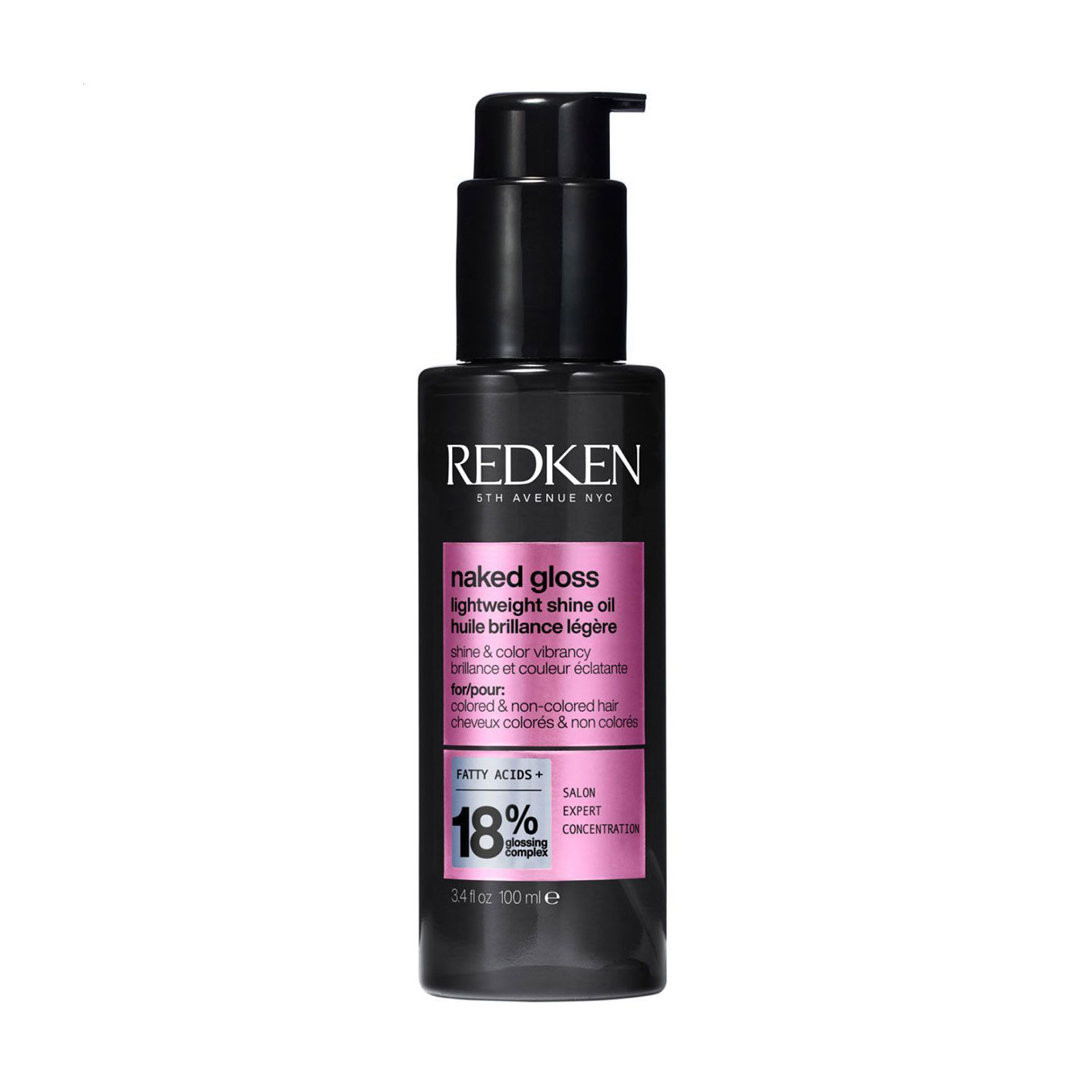 Надія Ф. Масло Redken Naked Gloss Lightweight Shine Oil для защиты цвета и сияния окрашенных волос, 100 мл photo