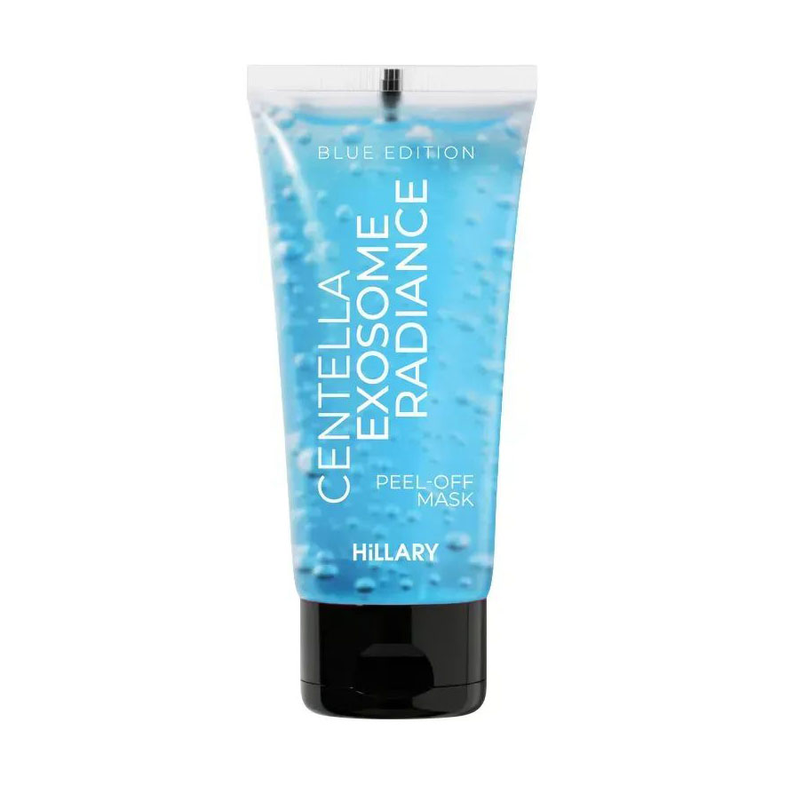 Владислава Г. Светящаяся маска-пленка для лица Hillary Centella Exosome Radiance Peel-Off Mask Blue Edition с экзосомами центели, 90 мл photo