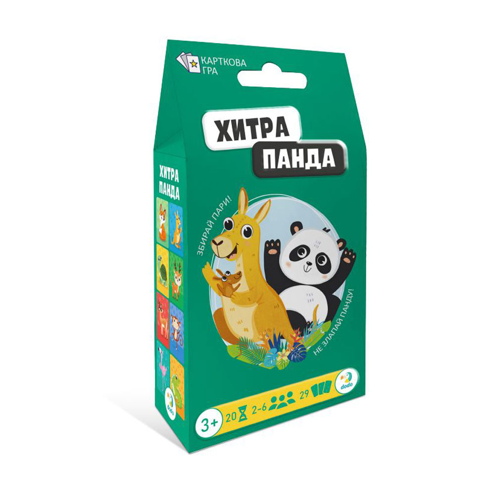 Альбіна Настольная игра DoDo Хитрая Панда, от 3 лет (301235) photo