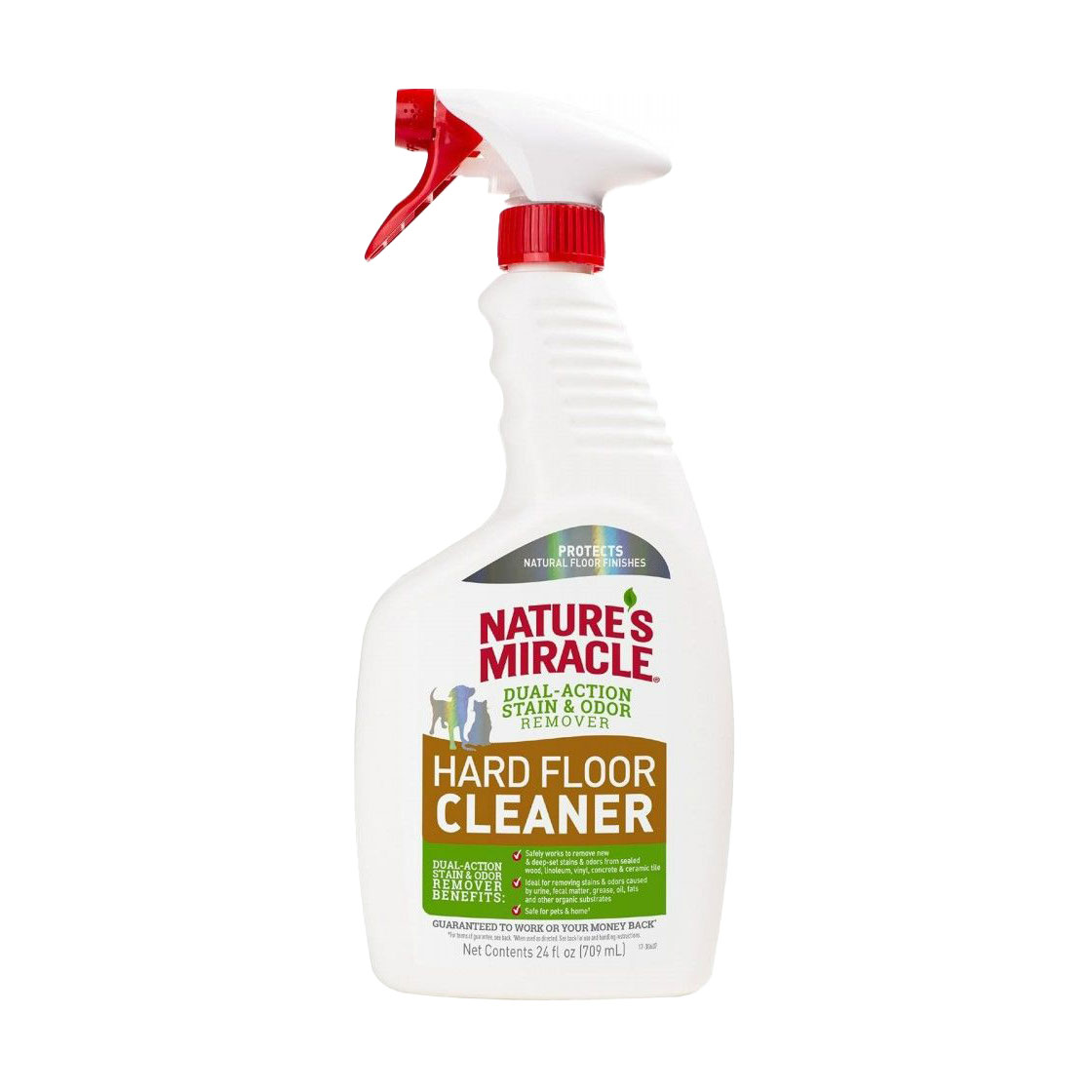 Светлана Д. Спрей для кошек и собак 8 in 1 Nature's Miracle Hard Floor Cleaner для устранения пятен и запахов, для всех видов полов, 709 мл photo