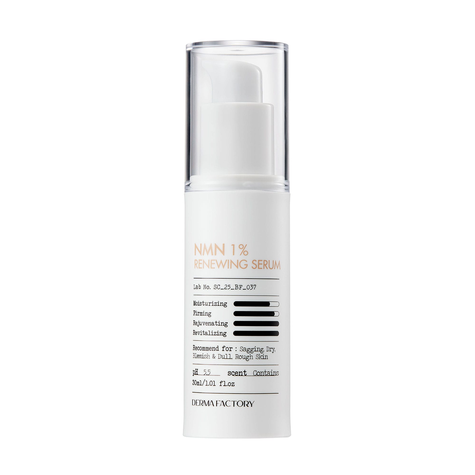Обновляющая сыворотка для лица Derma Factory NMN 1% Renewing Serum