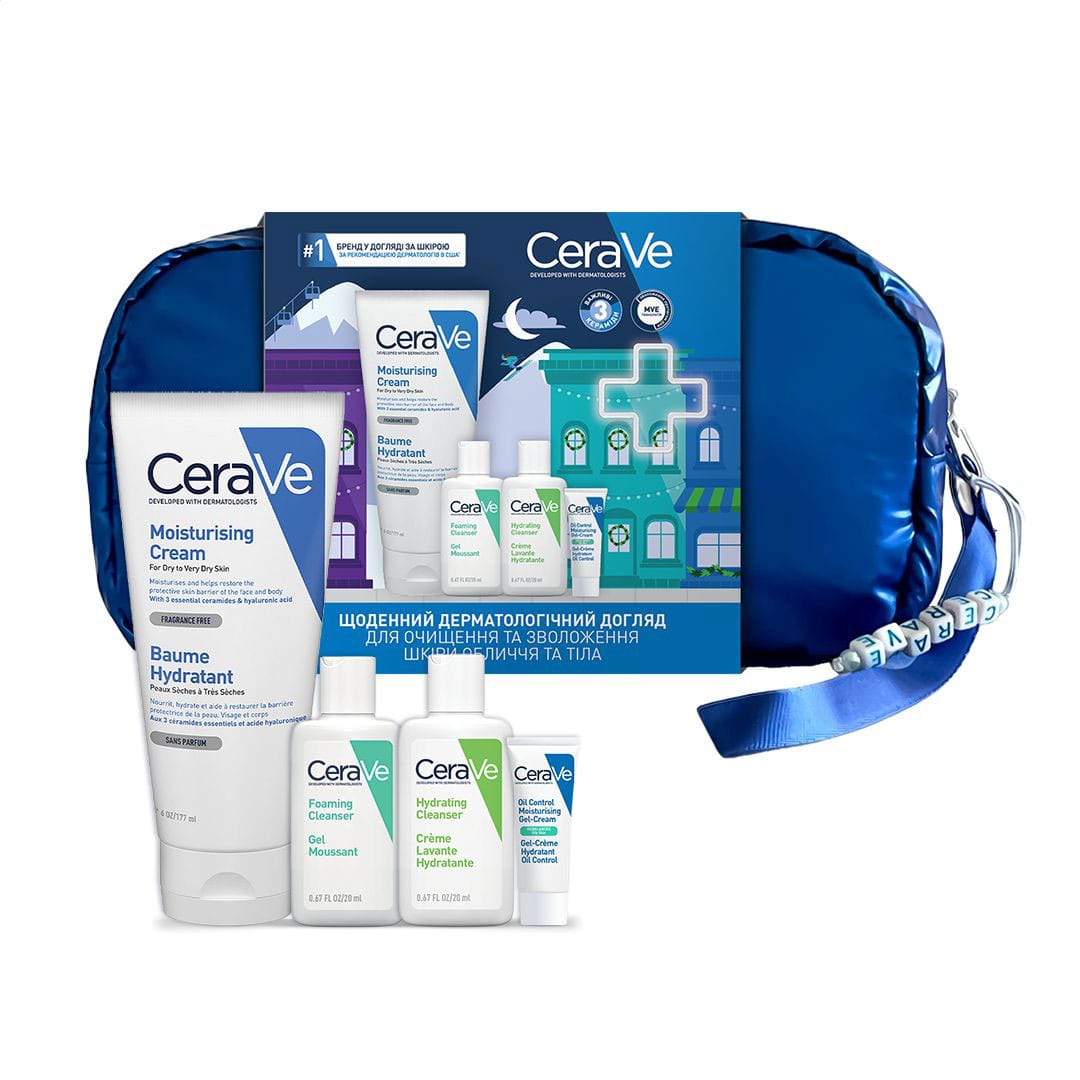 CeraVe フェイスクリーム & ローション セット Набор для очищения и увлажнения кожи лица и тела CeraVe (крем, 177