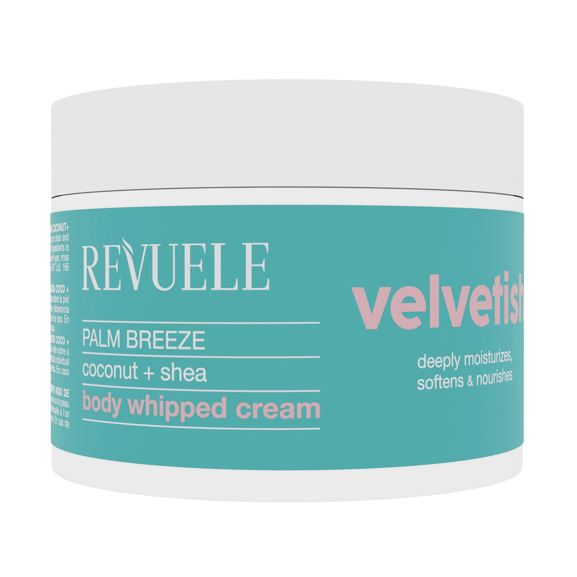 Тетяна Г. Нежный увлажняющий крем для тела Revuele Velvetish Palm Breeze Body Whipped Cream с кокосом и маслом ши, 300 мл photo