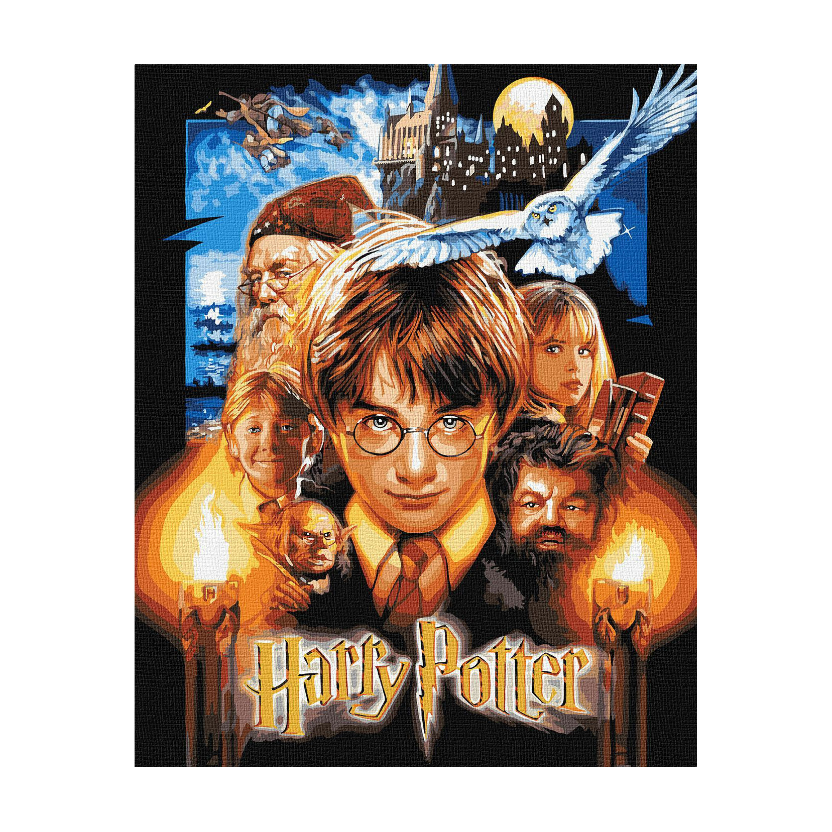 Варвара Картина за номерами Ideyka Harry Potter: Постер з фарбами металік, 40*50 см (KHO8716) photo