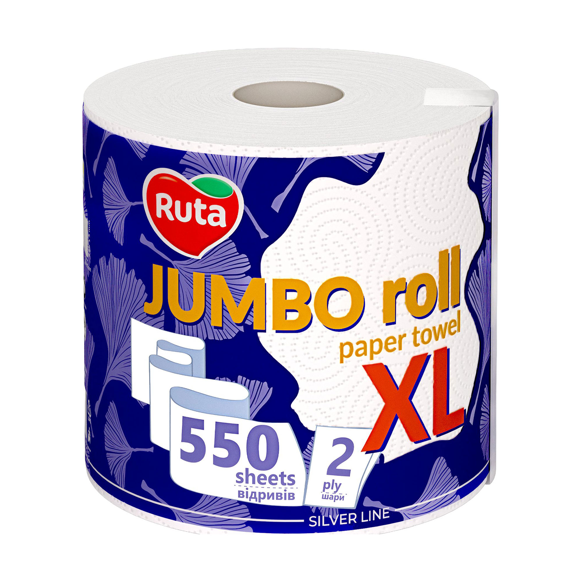 Наталія Д. Бумажные полотенца RUTA Jumbo XL, 2-слойные, 550 отрывов, 1 рулон photo